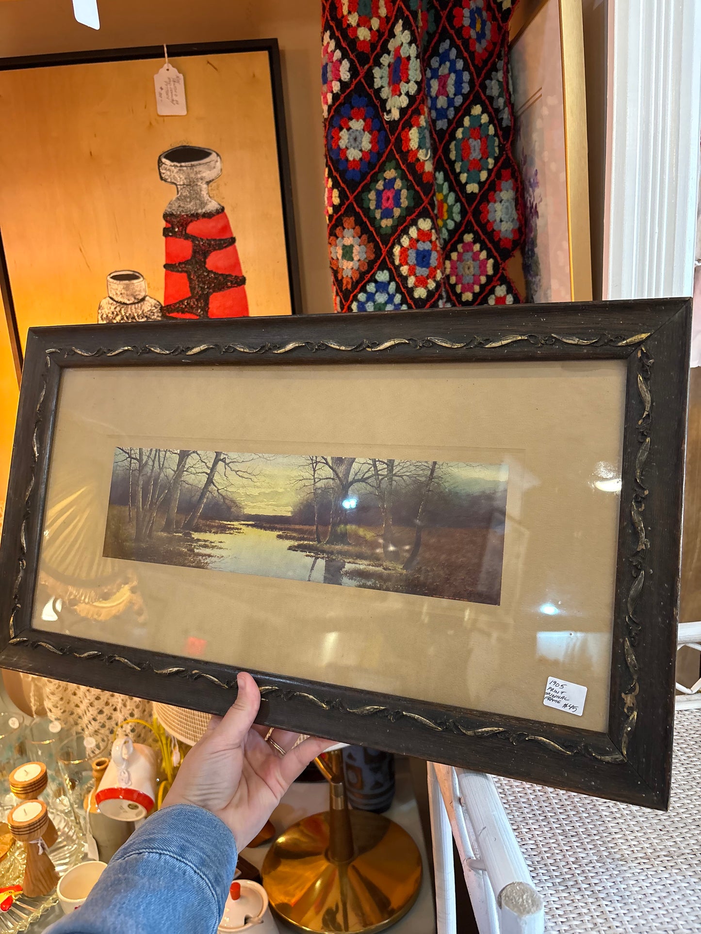 1905 Print in Original Frame