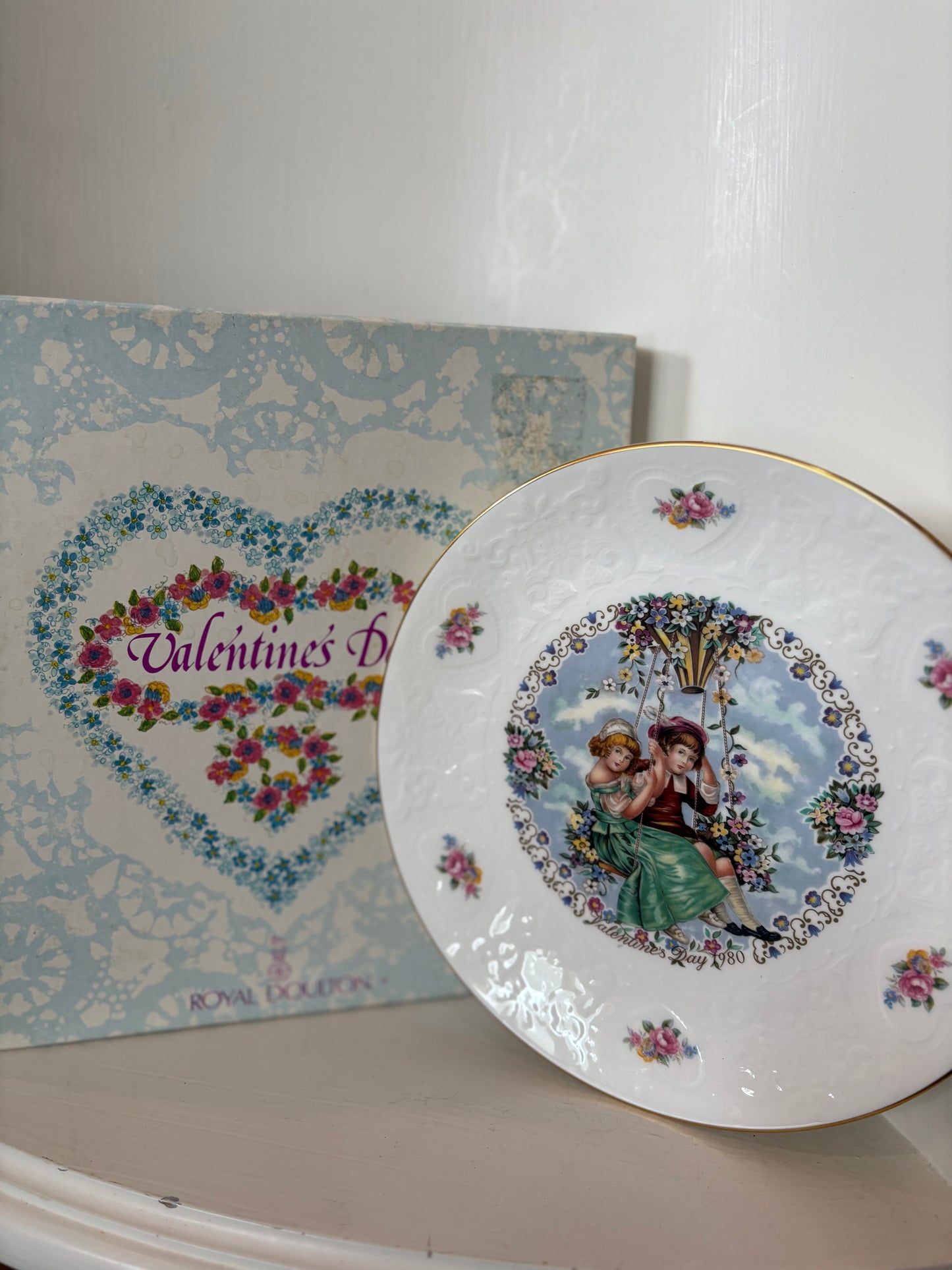 1980 Valentines Day Royal Doulton Plate