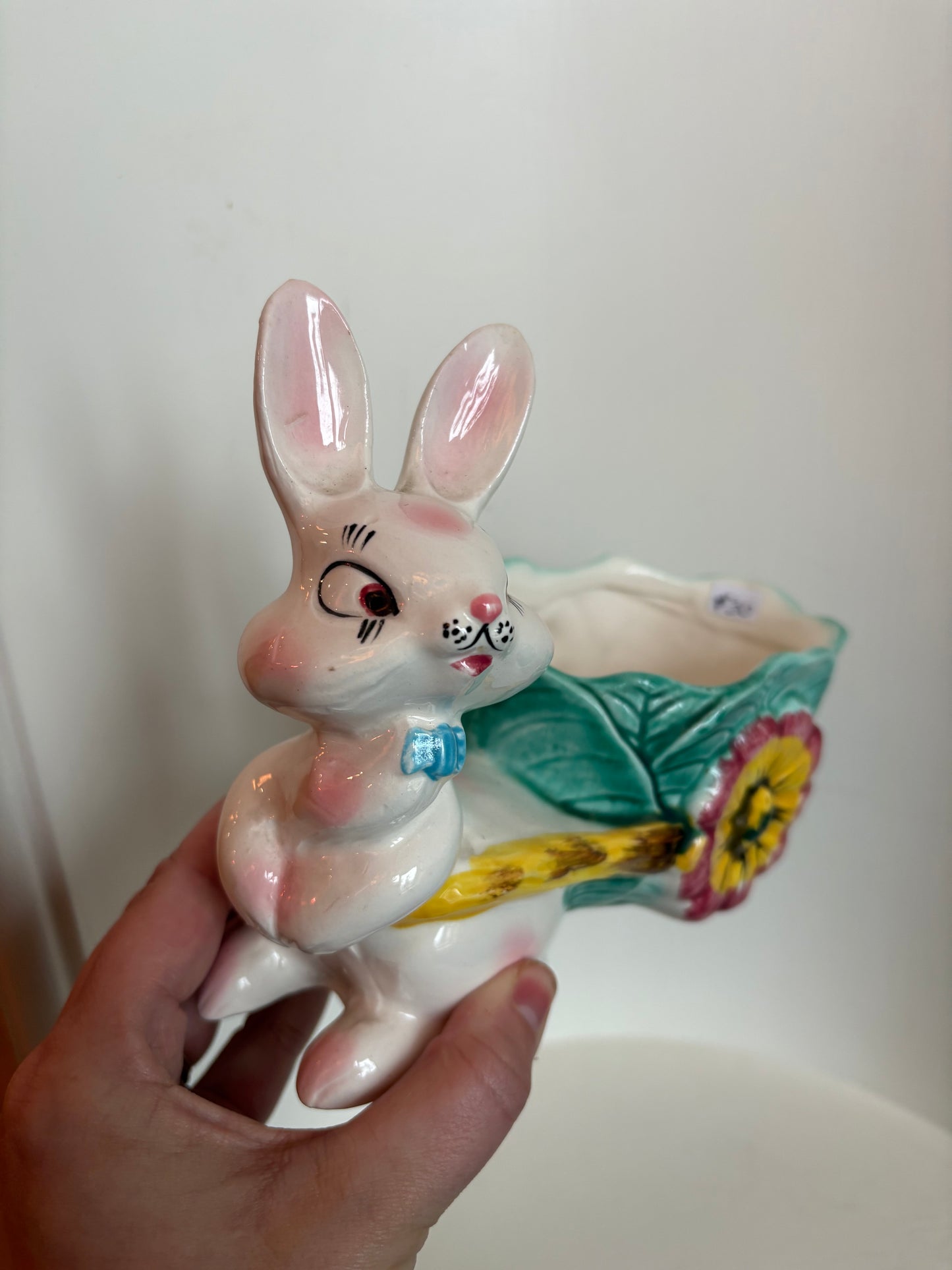 Bunny Harven Japan ceramic planter