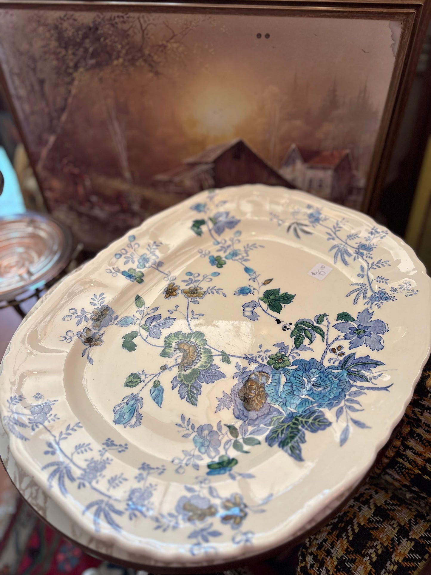 Mason’s England blue & white tray