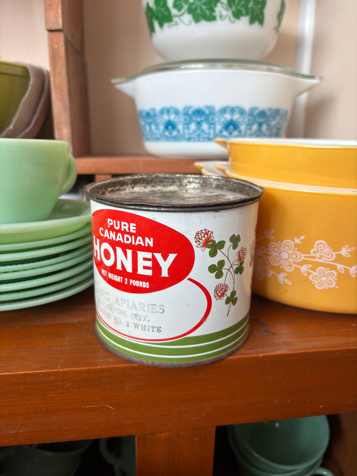 Munro Apiaries Pure Canadian Honey Tin - Alvinston ON