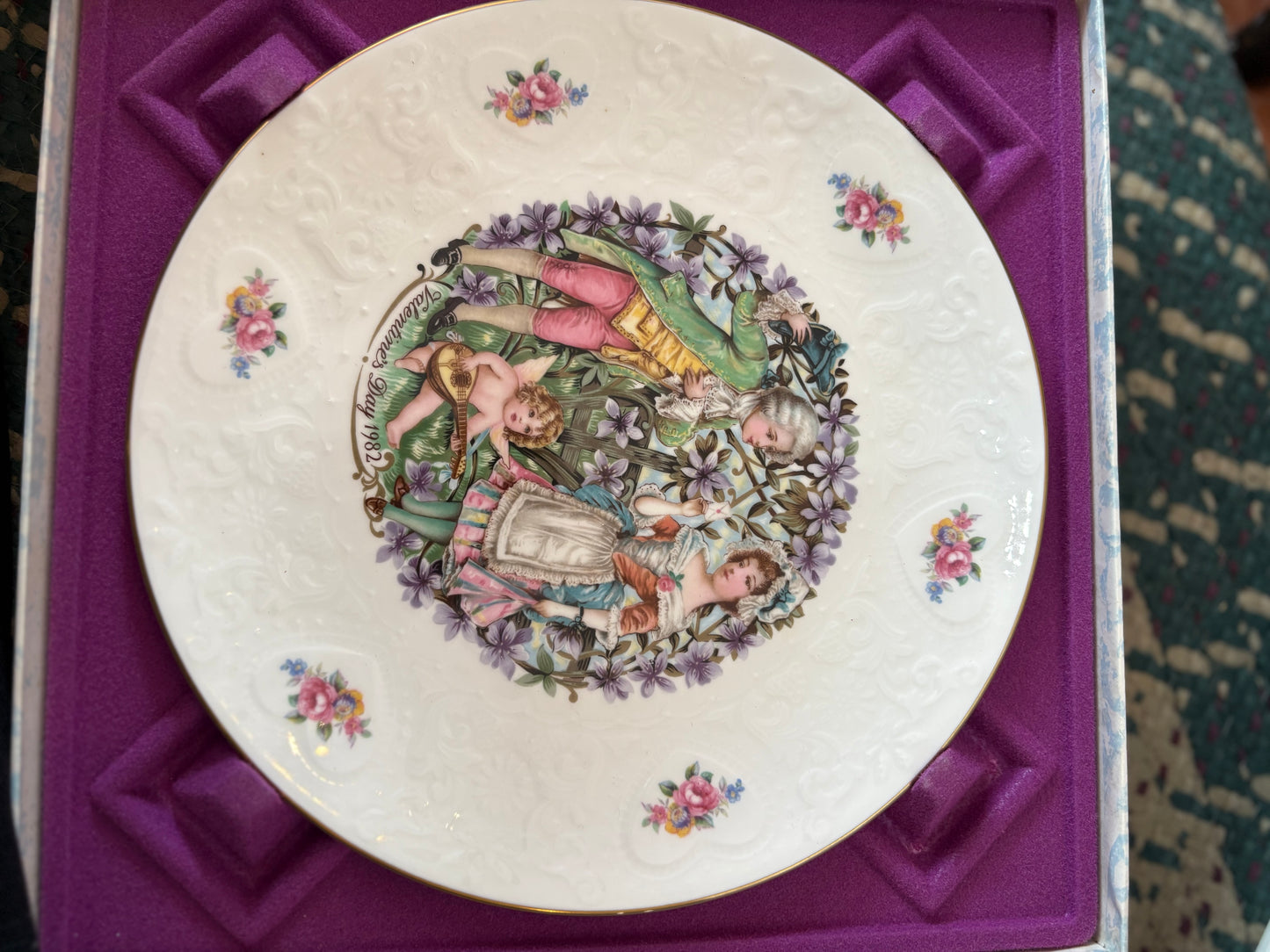 1982 Valentines Day Royal Doulton Plate