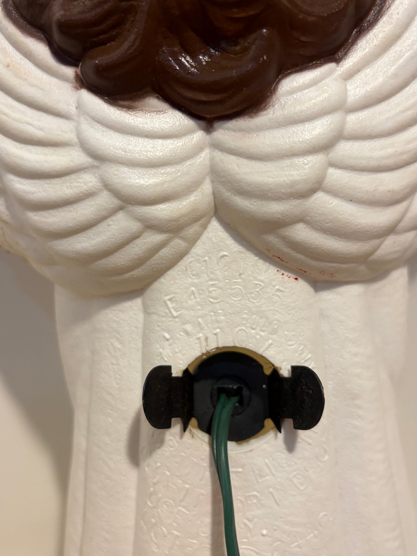 General Foam Plastics Co vintage angel blow mold