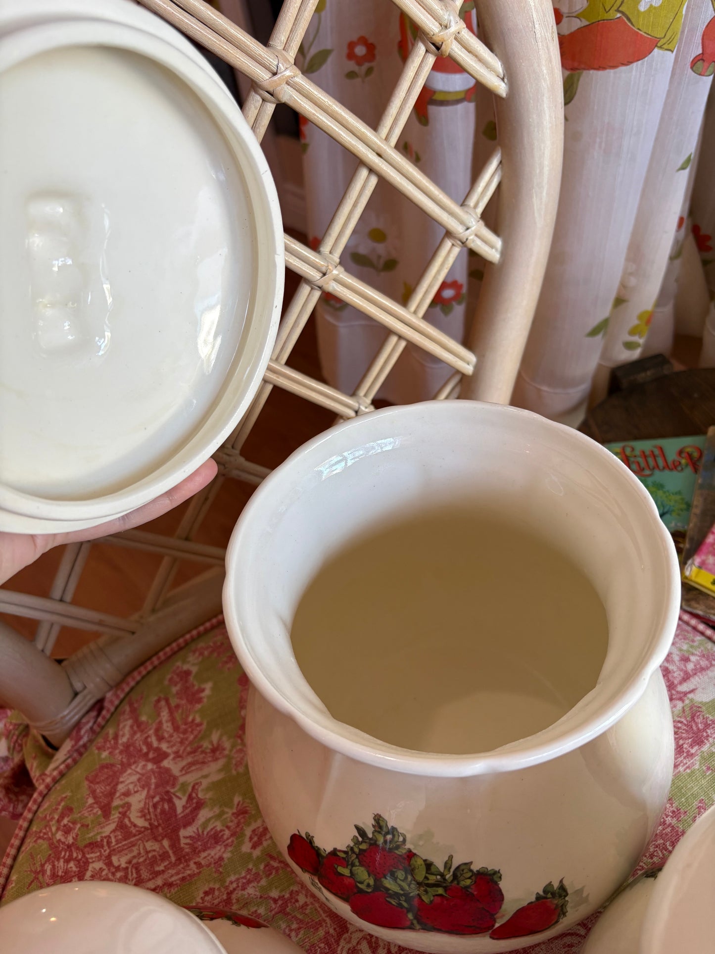 Julia Grainer Strawberry Kitchen Canister Set