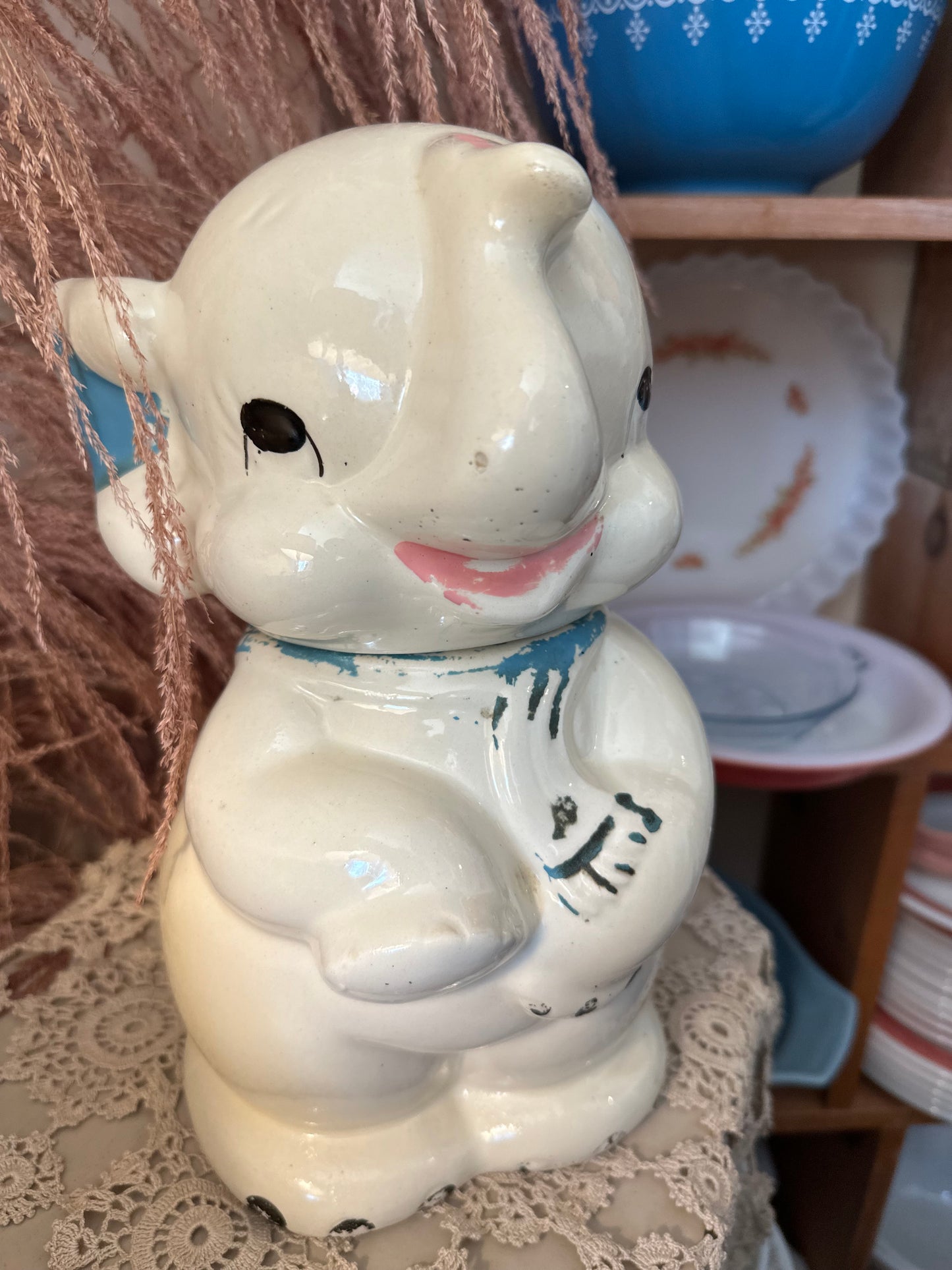 1940s Shawnee Pottery Elephant Cookie Jar