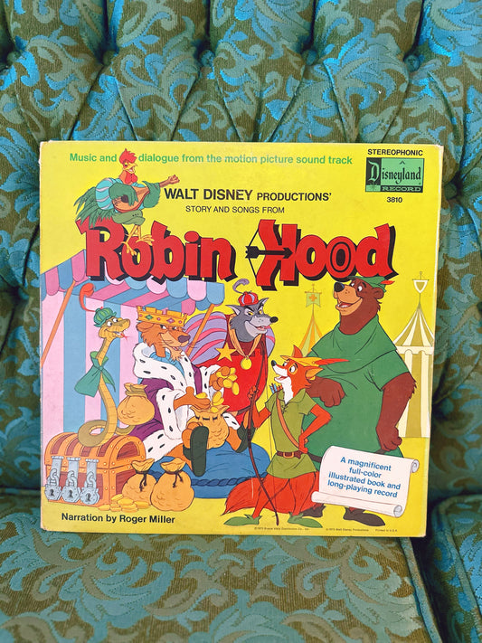 1973 Robin Hood Story & Songs - Disneyland Record (3810)