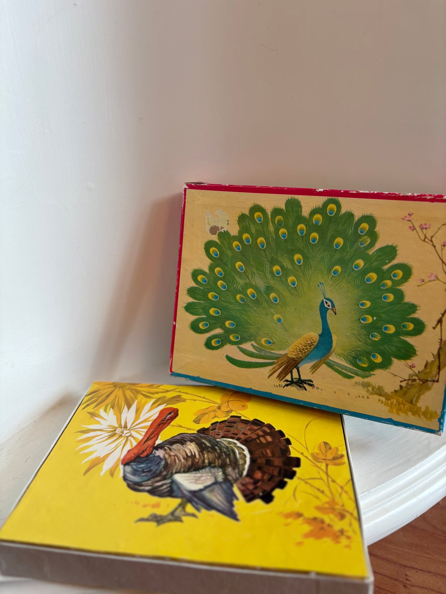 Set of 3 Wooden Animal Puzzles in a box
