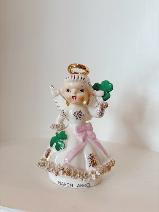 March Clover Birthday Girl Angel - made in Japan