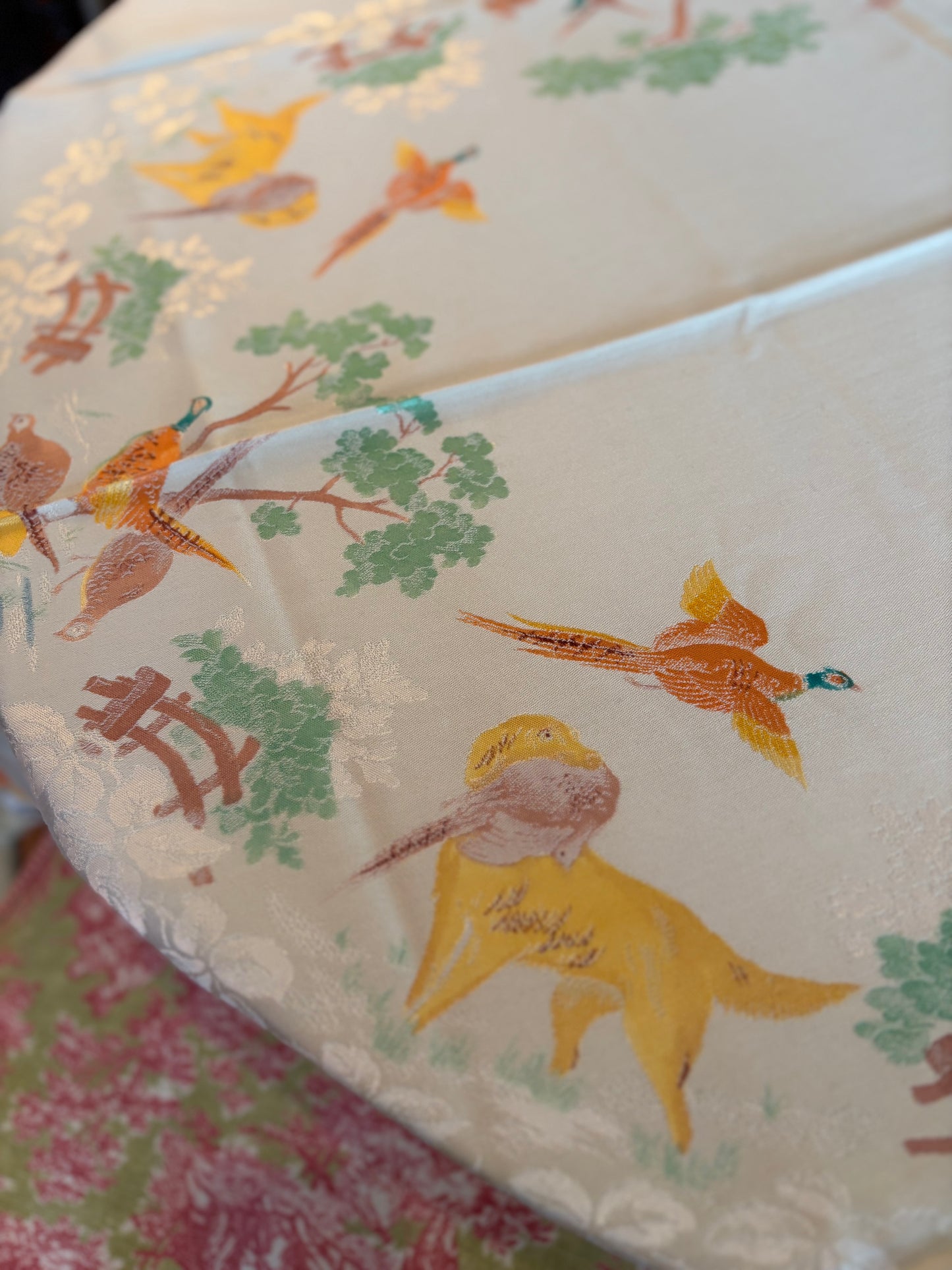 Pheasant TableCloth 68x48