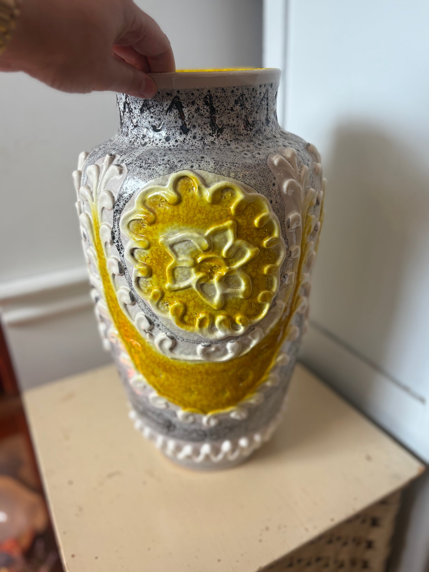 Large pottery vase