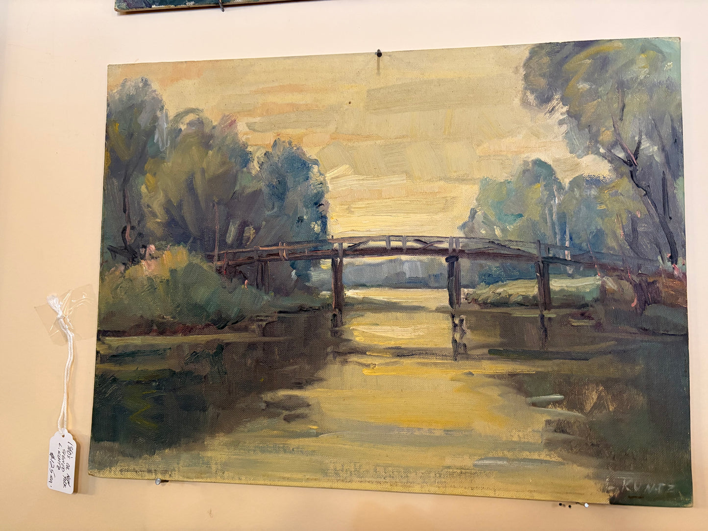 1960s New York oil Paintings - signed L. Kuntz