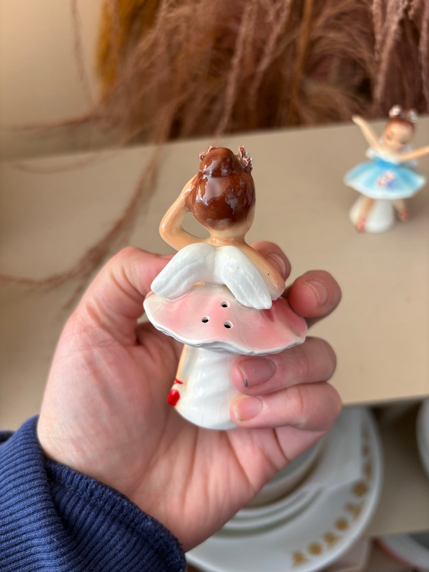 Ballerina Salt & Pepper Shakers - made in Japan
