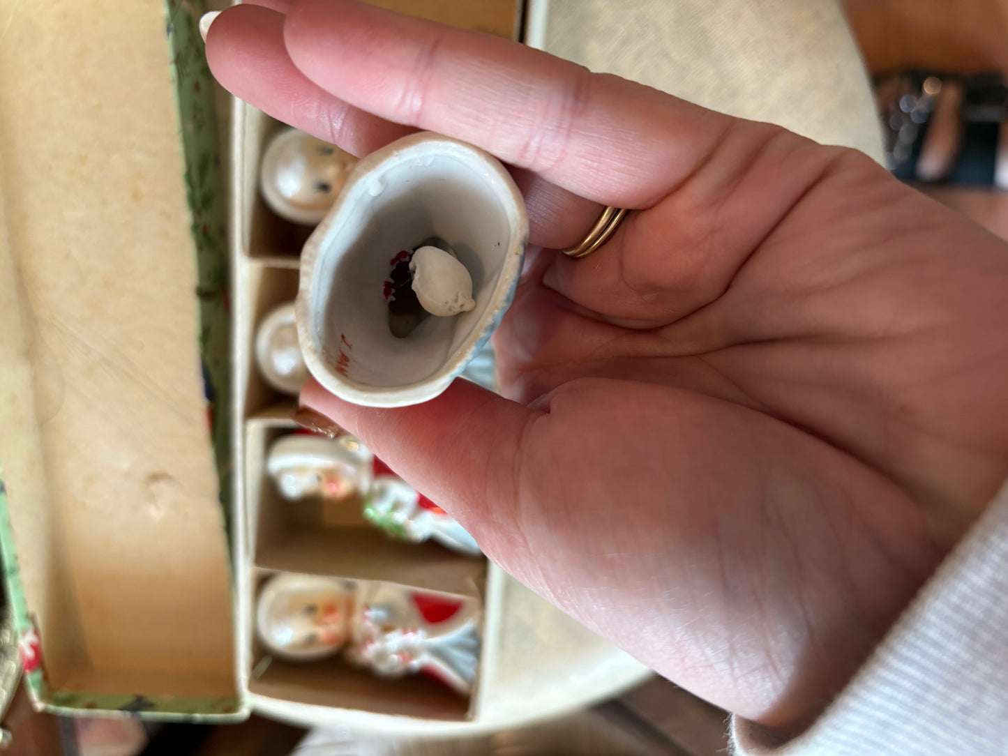 Christmas Angel bells - made in Japan set of 5