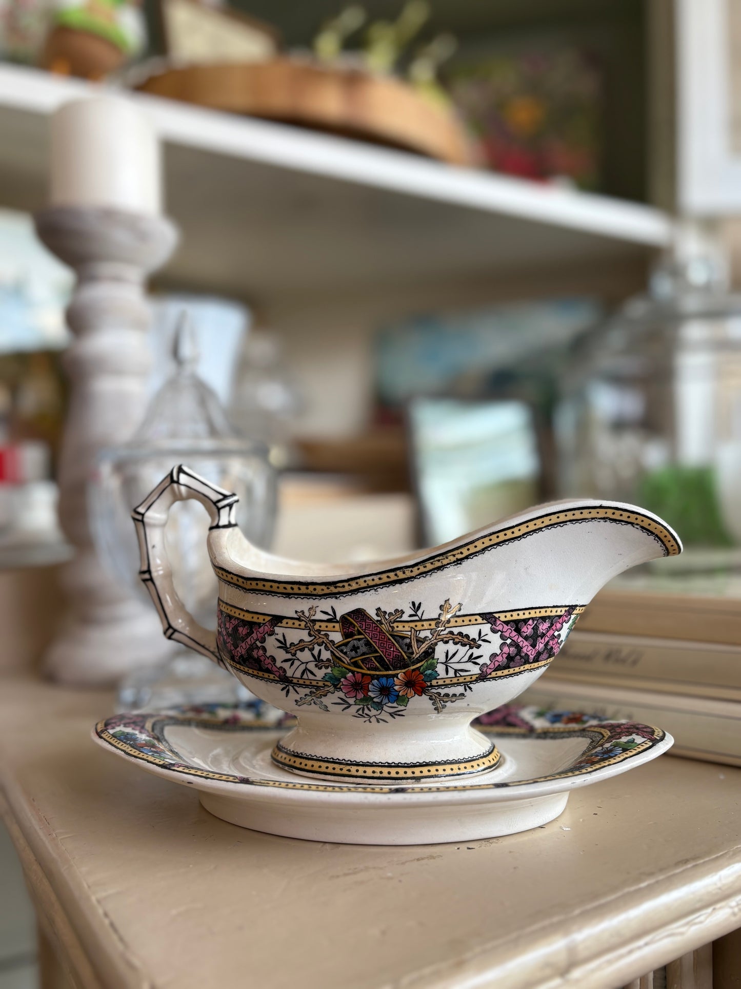 1881-1887 Moresque Imports Gravy Boat