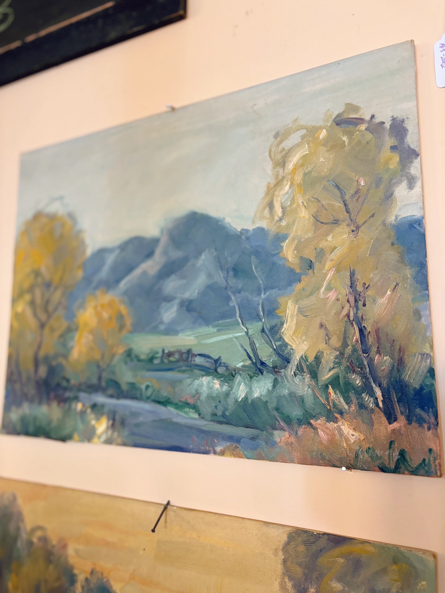 1960s New York oil Paintings - signed L. Kuntz