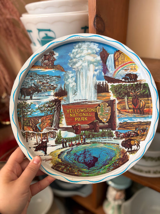 Yellowstone National Park Souvenir Tray