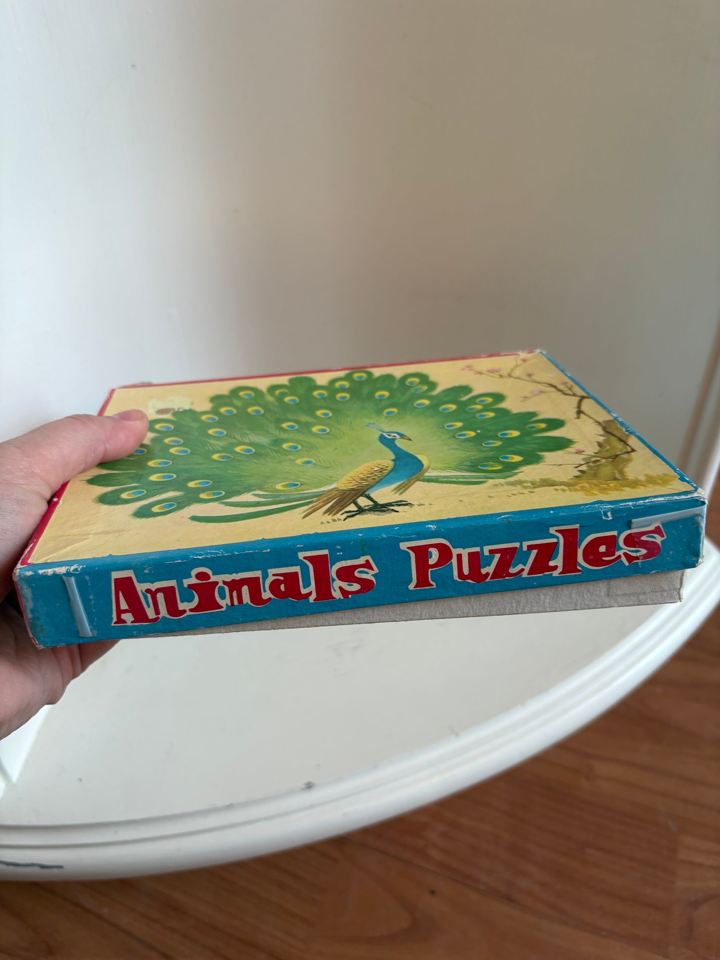Set of 3 Wooden Animal Puzzles in a box