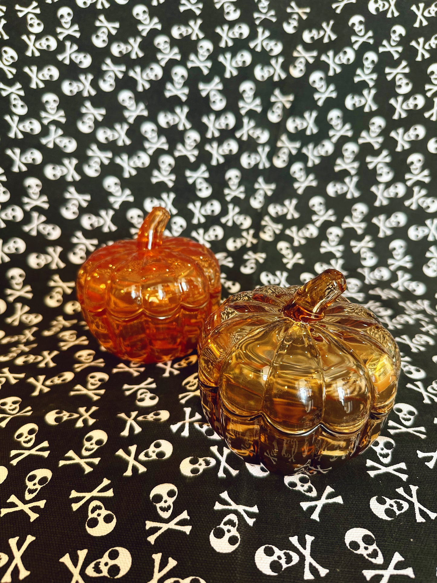 Glass pumpkin dishes - sold individually