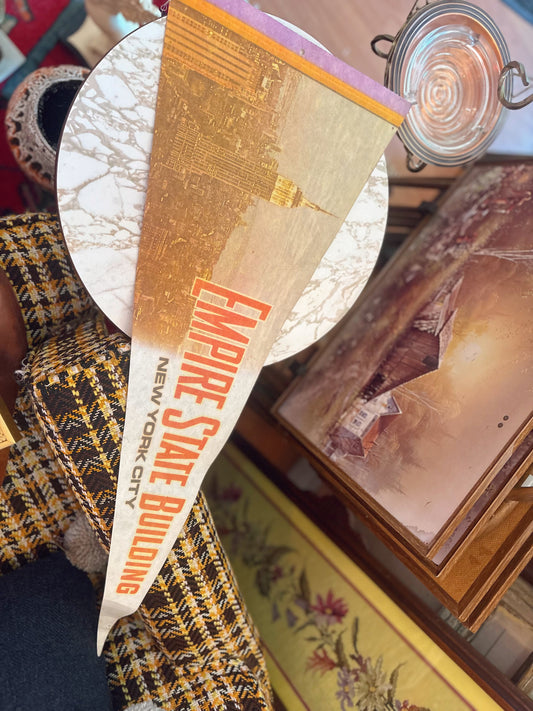 Large Empire State Building Pennant
