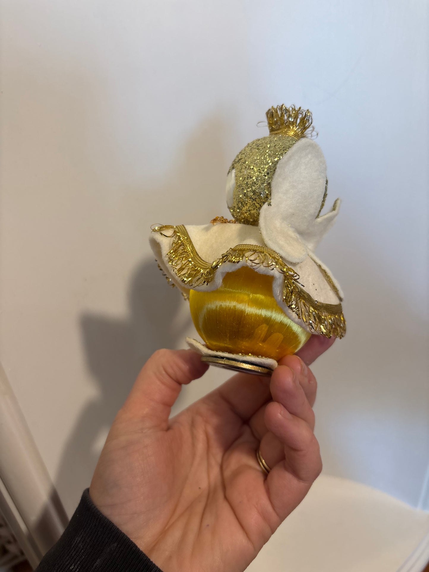 Satin Ball Vintage Christmas Angel