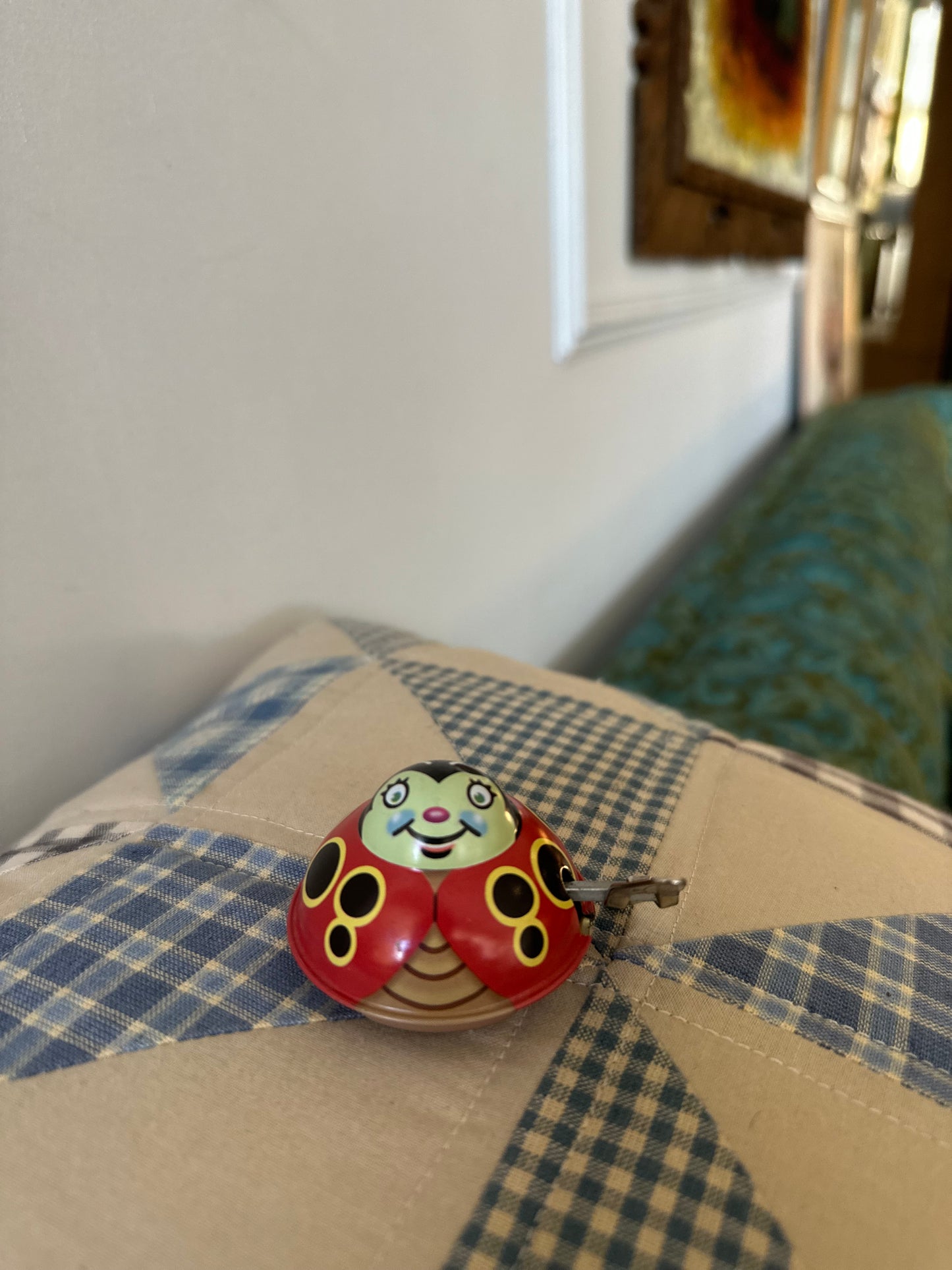 Rocket USA Ladybug Wind Up Tin Toy