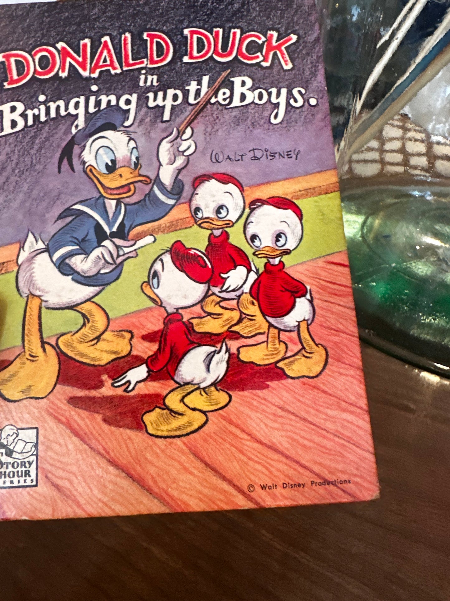 Vintage Donald Duck Bringing Up The Boys 1948 Walt Disney Story Hour Series