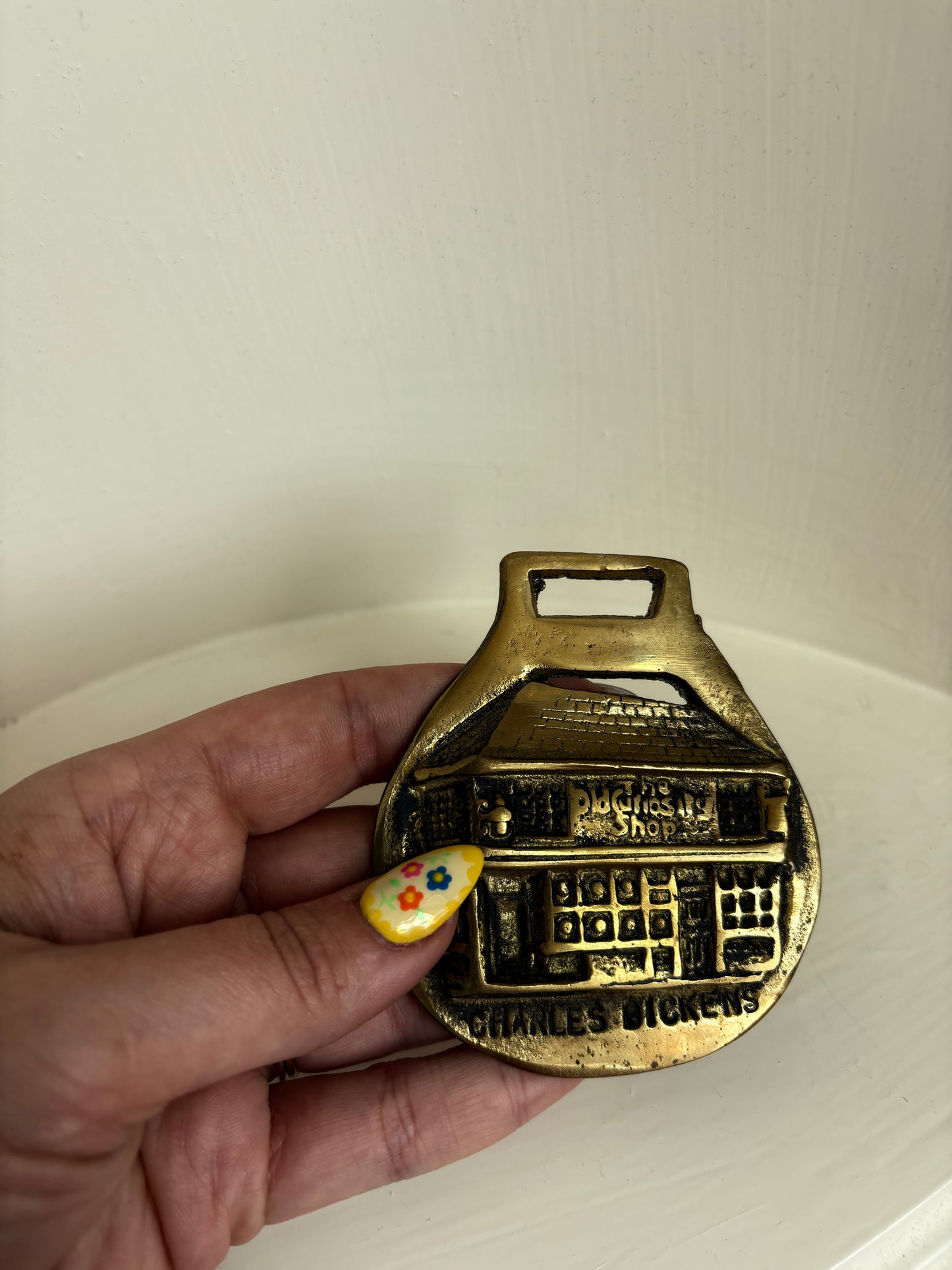 Charles Dickens Brass Bottle Opener