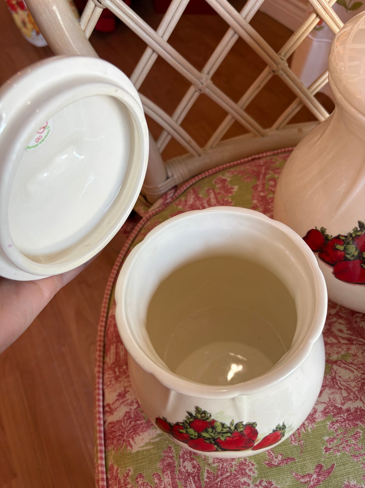 Julia Grainer Strawberry Kitchen Canister Set