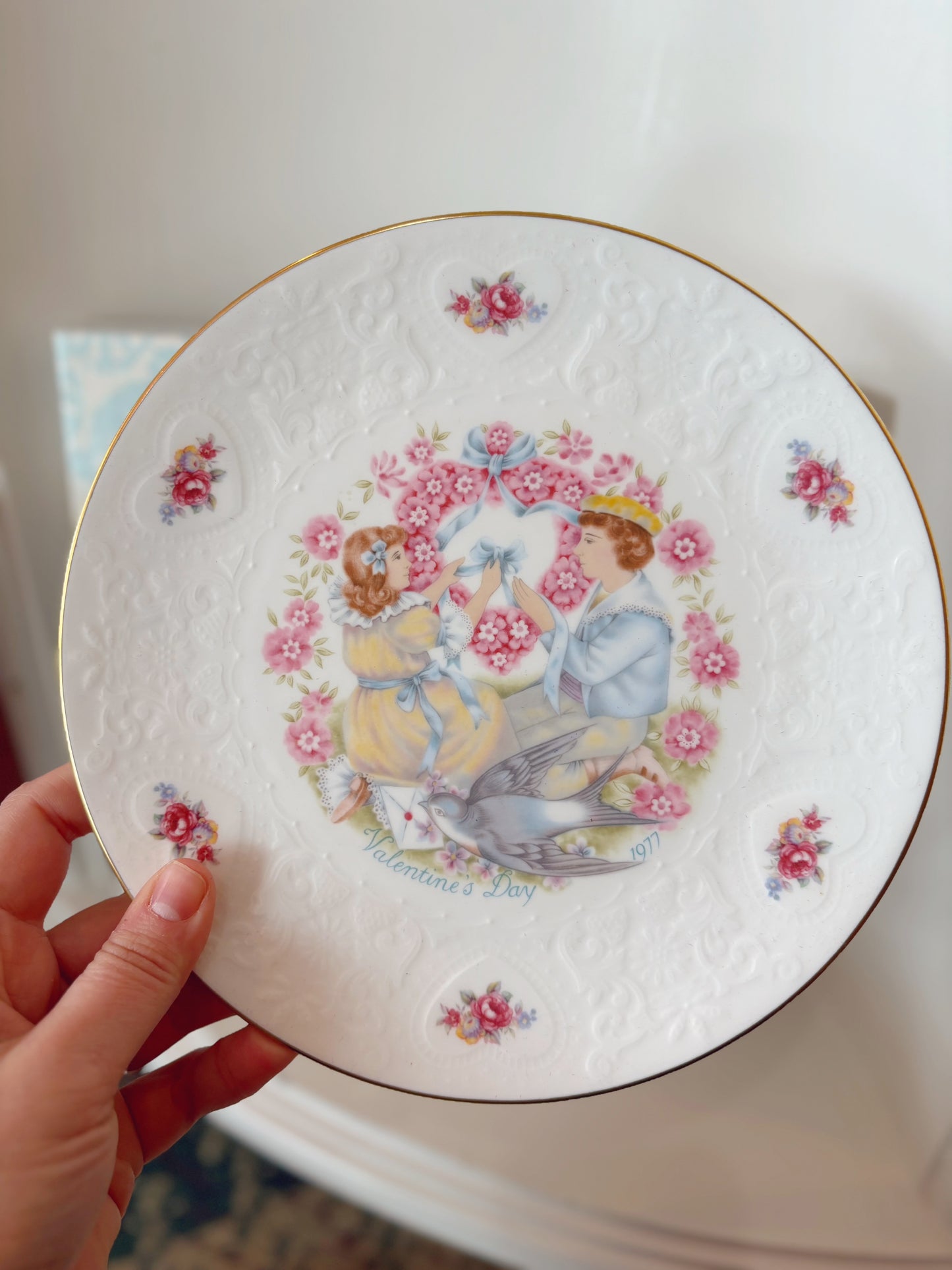 1977 Valentines Day Royal Doulton Plate