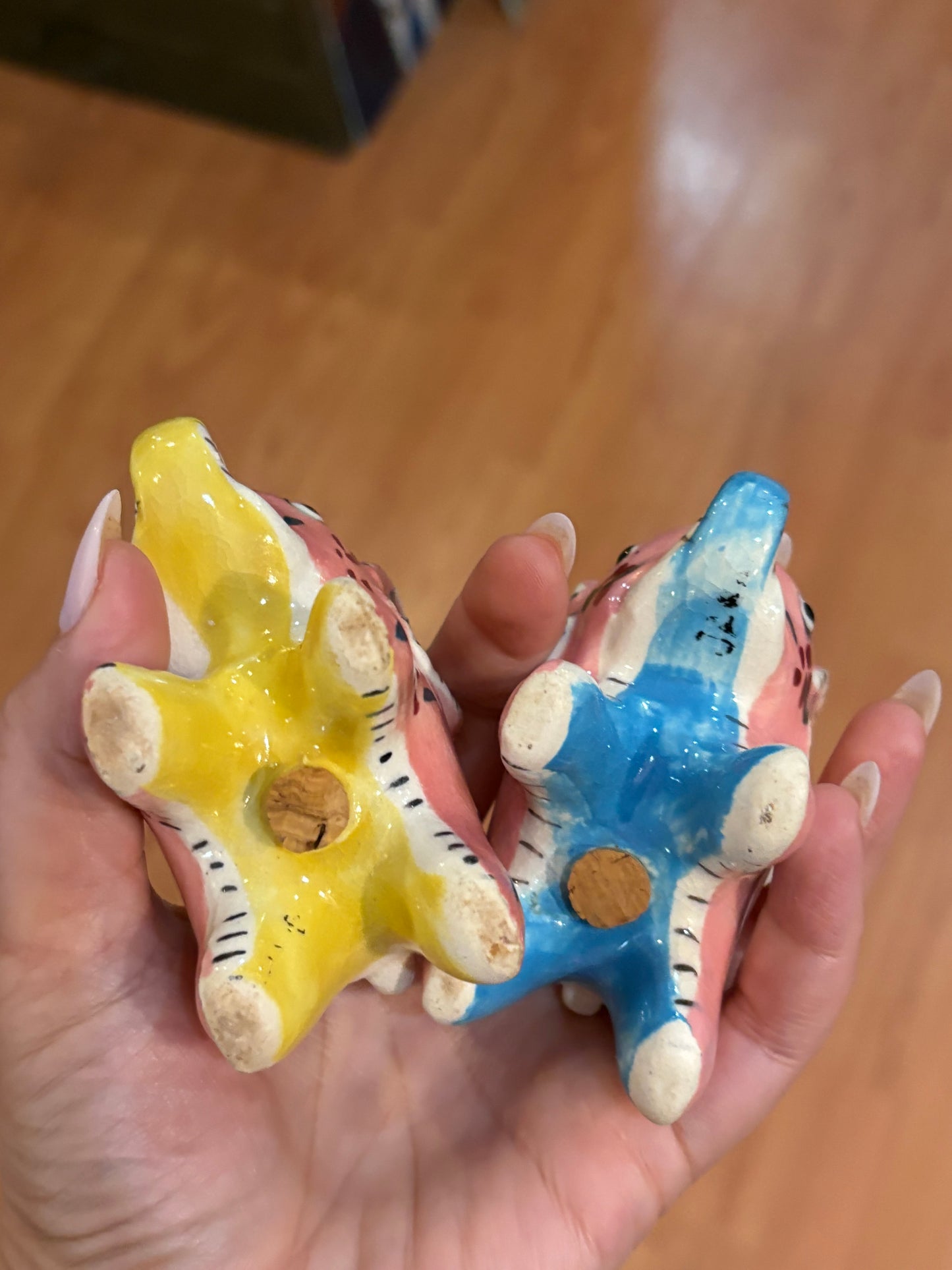 Ceramic Elephant Salt & Pepper Shakers
