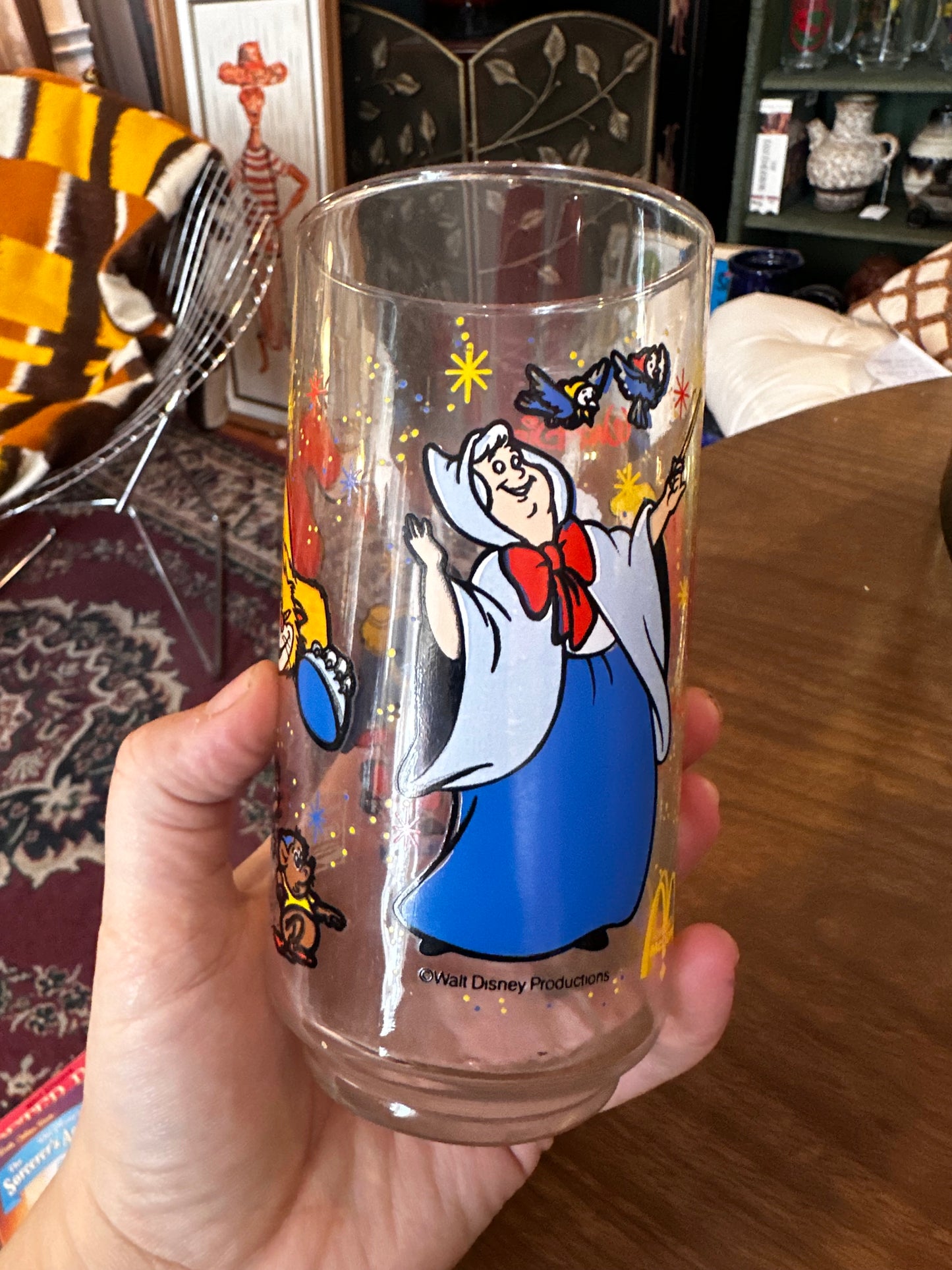 1980s Disney Mcdonald’s Drinking Glasses (Peter Pan & Cinderella)