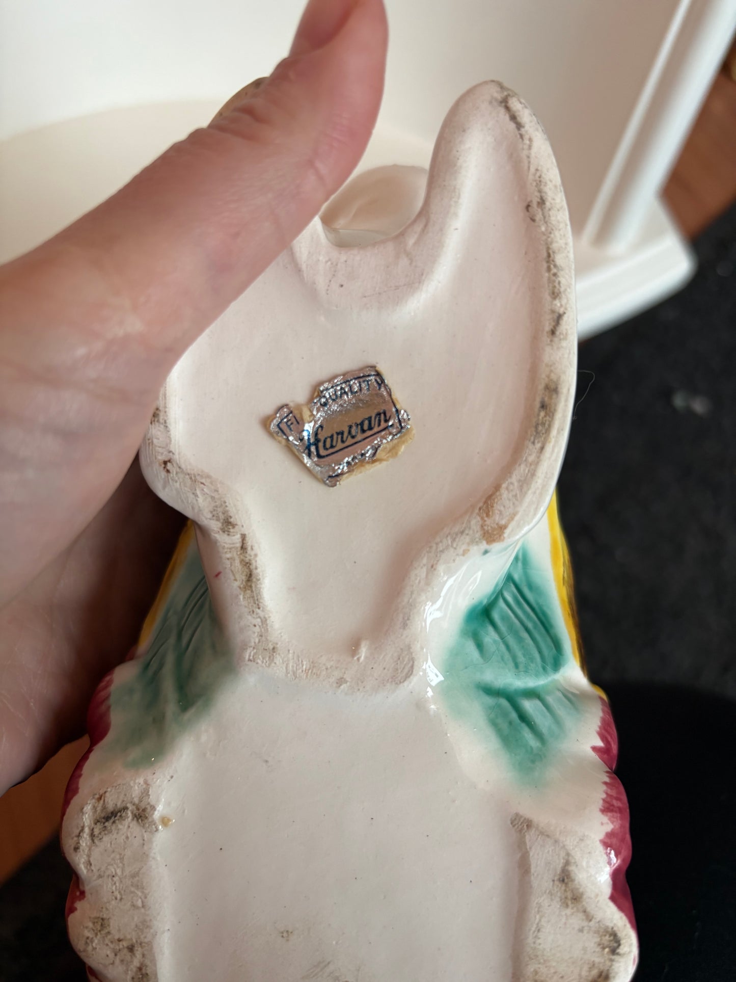 Bunny Harven Japan ceramic planter