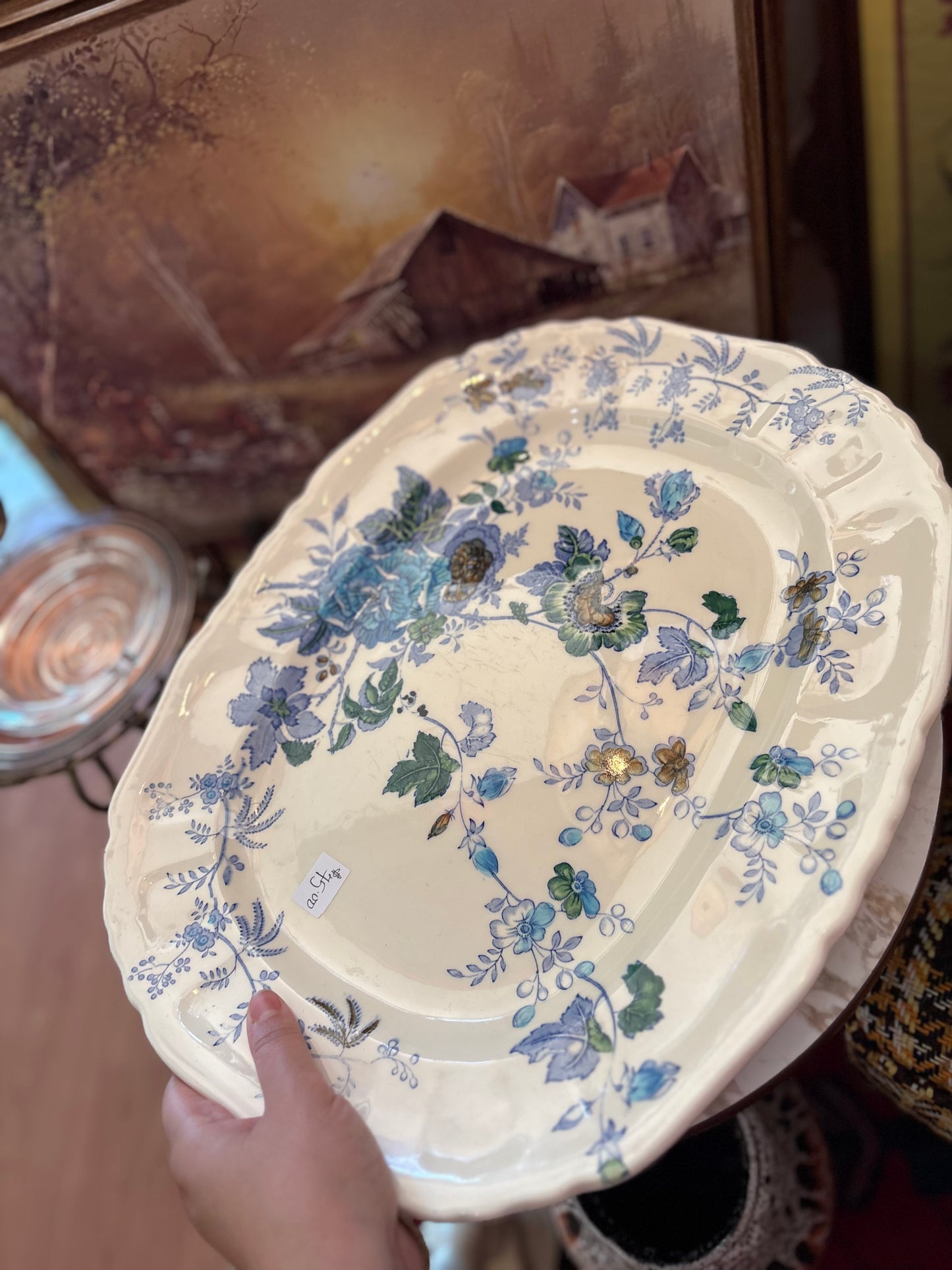 Mason’s England blue & white tray