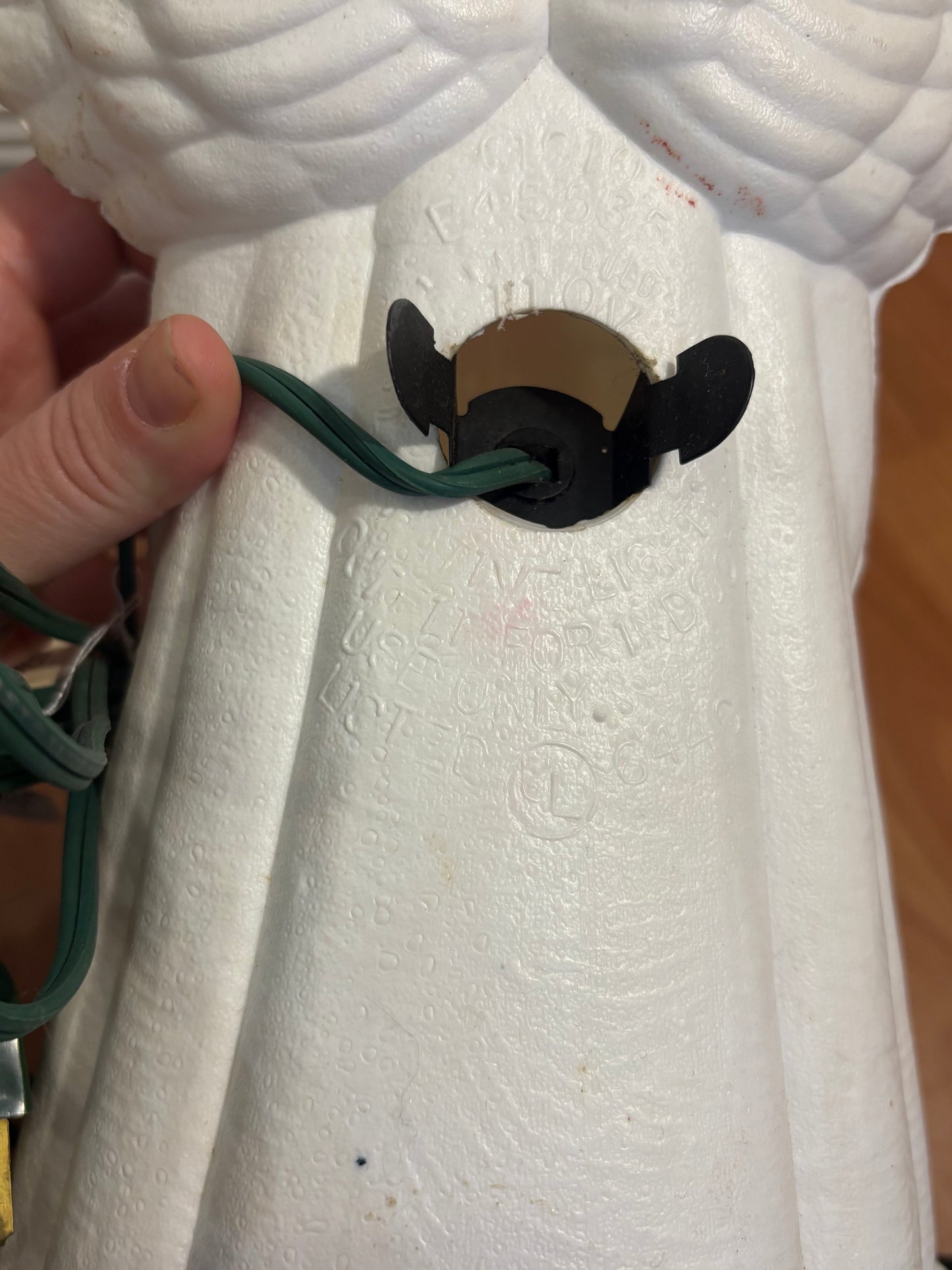 General Foam Plastics Co vintage angel blow mold