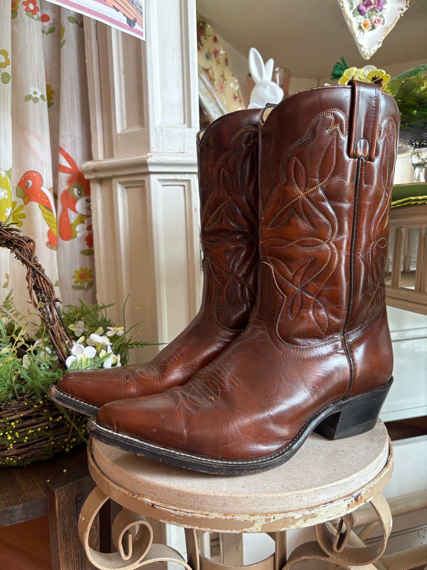 Boulet Canada size 10 cowboy boots - excellent condition
