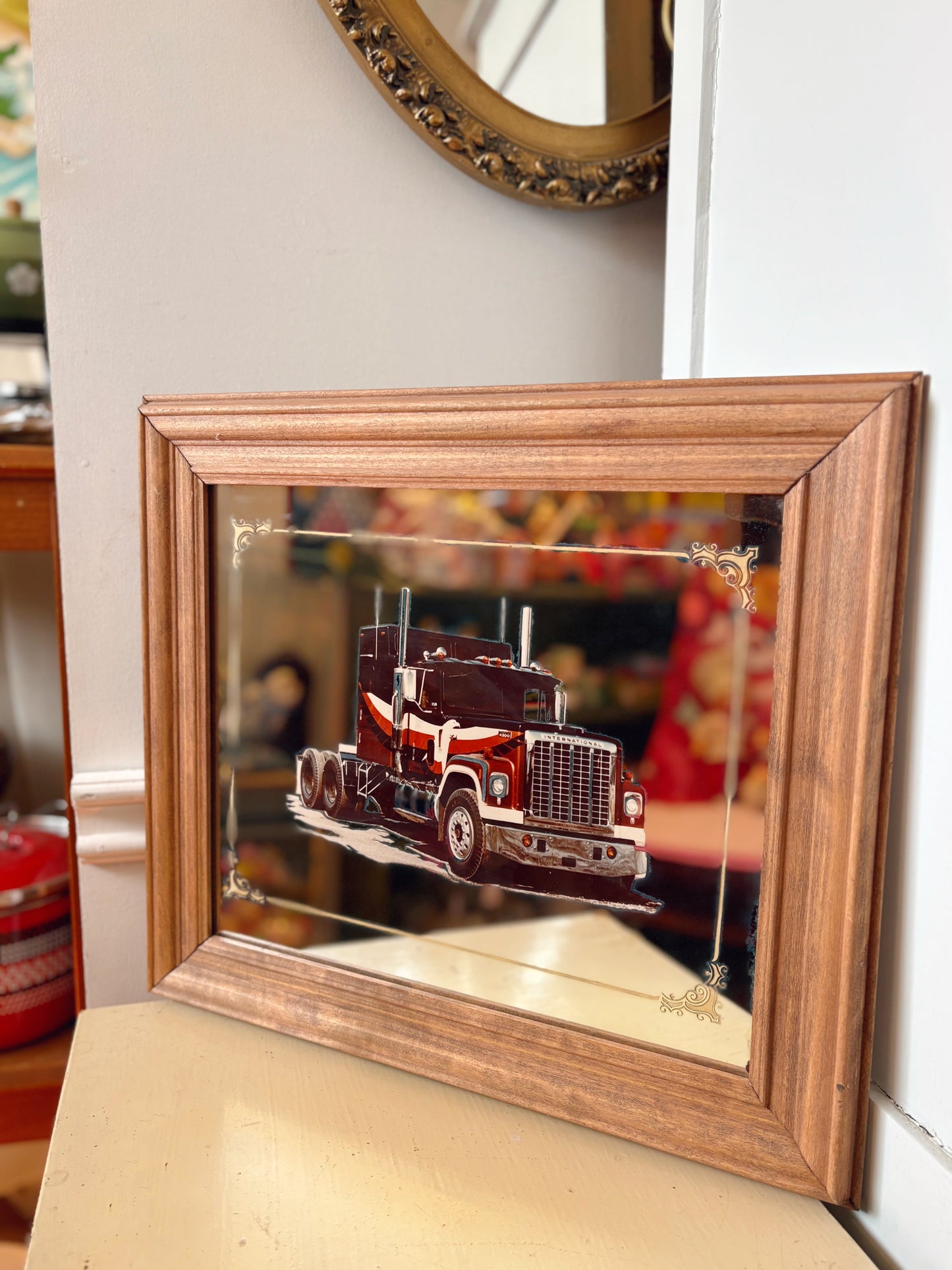 80s International 4300 Tristar bar mirror