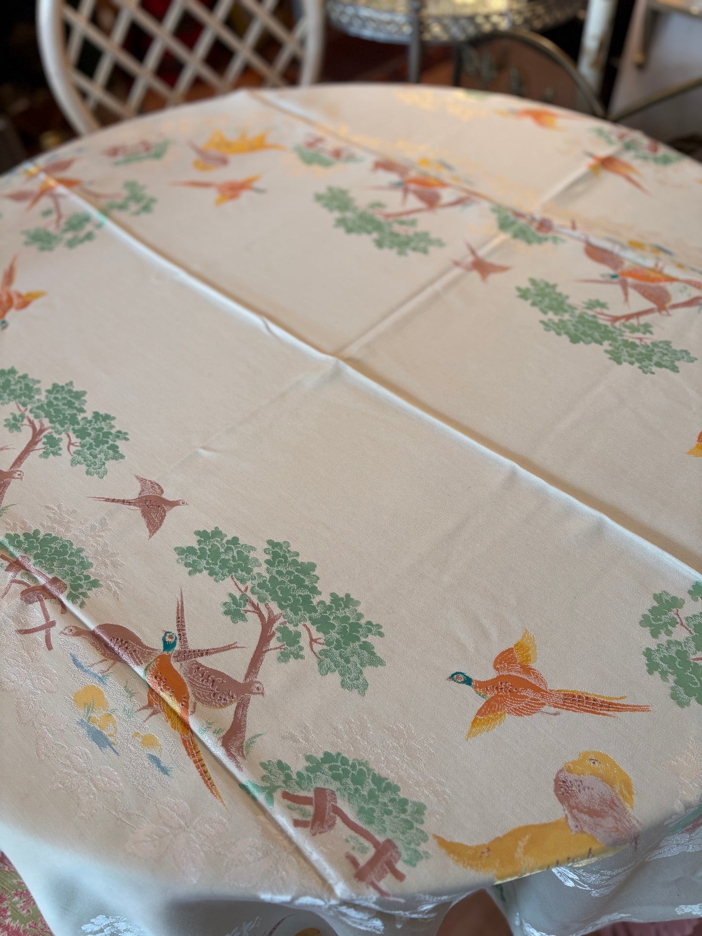 Pheasant TableCloth 68x48