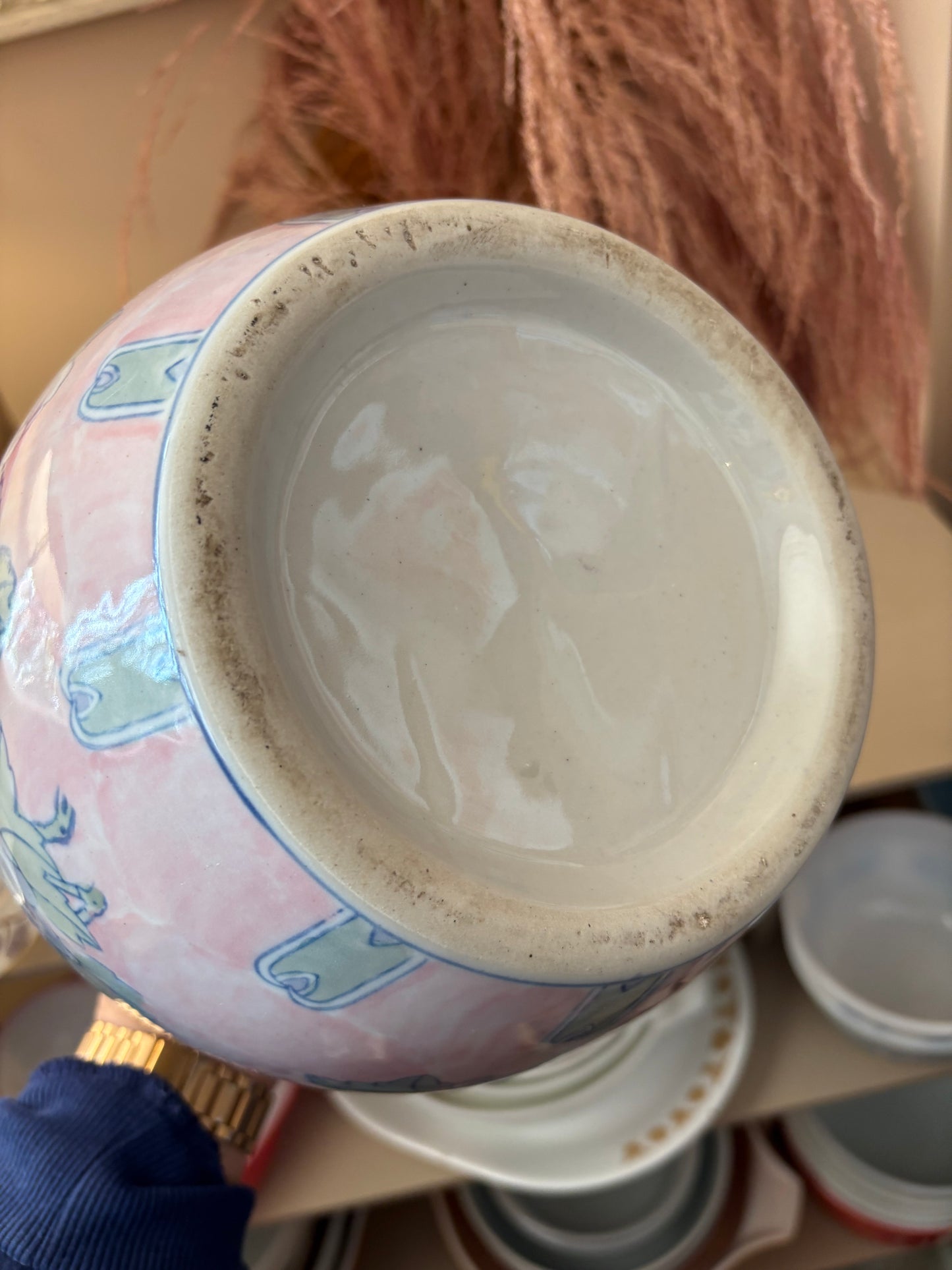 Floral Pottery Plant Pot