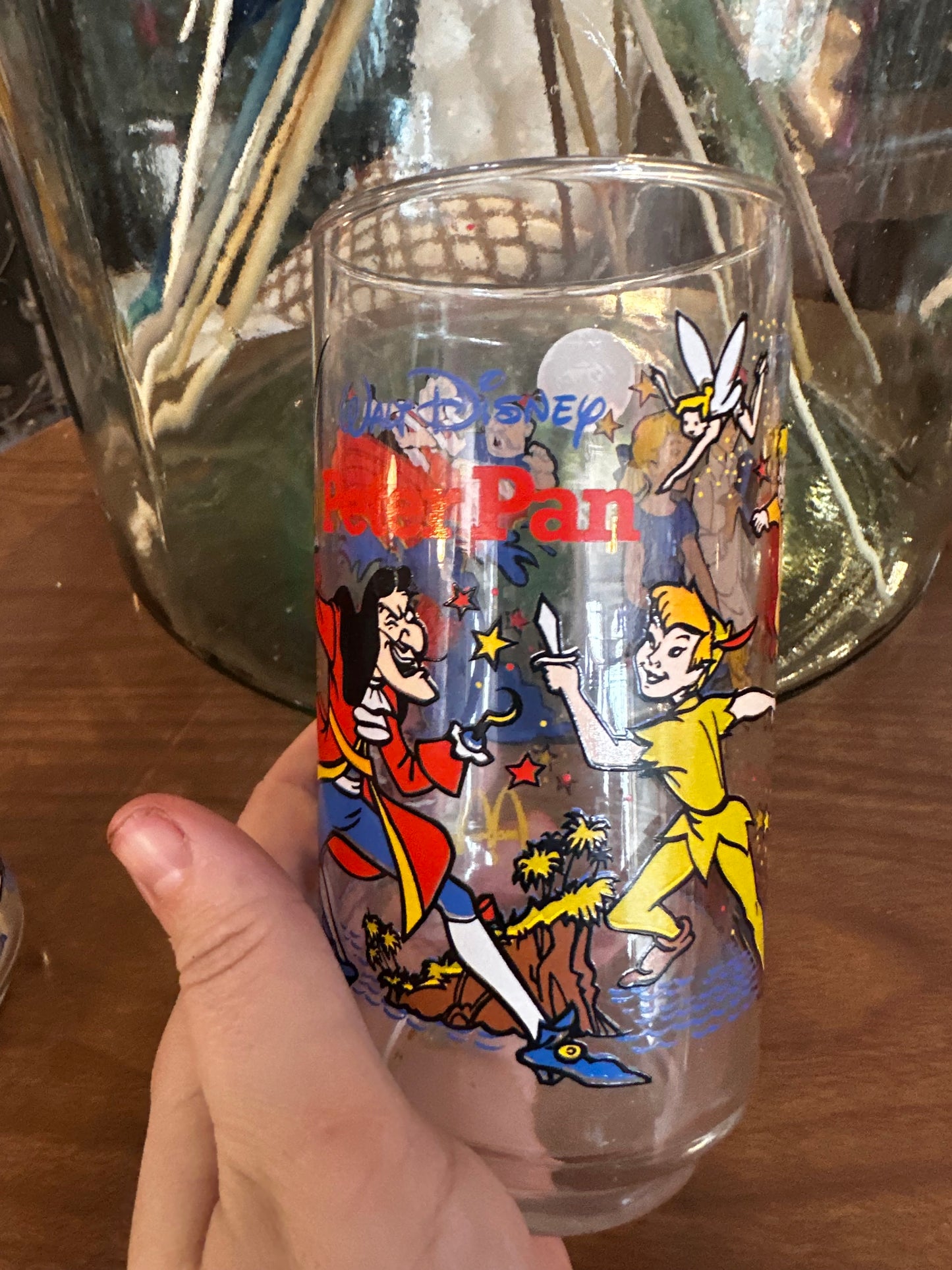 1980s Disney Mcdonald’s Drinking Glasses (Peter Pan & Cinderella)