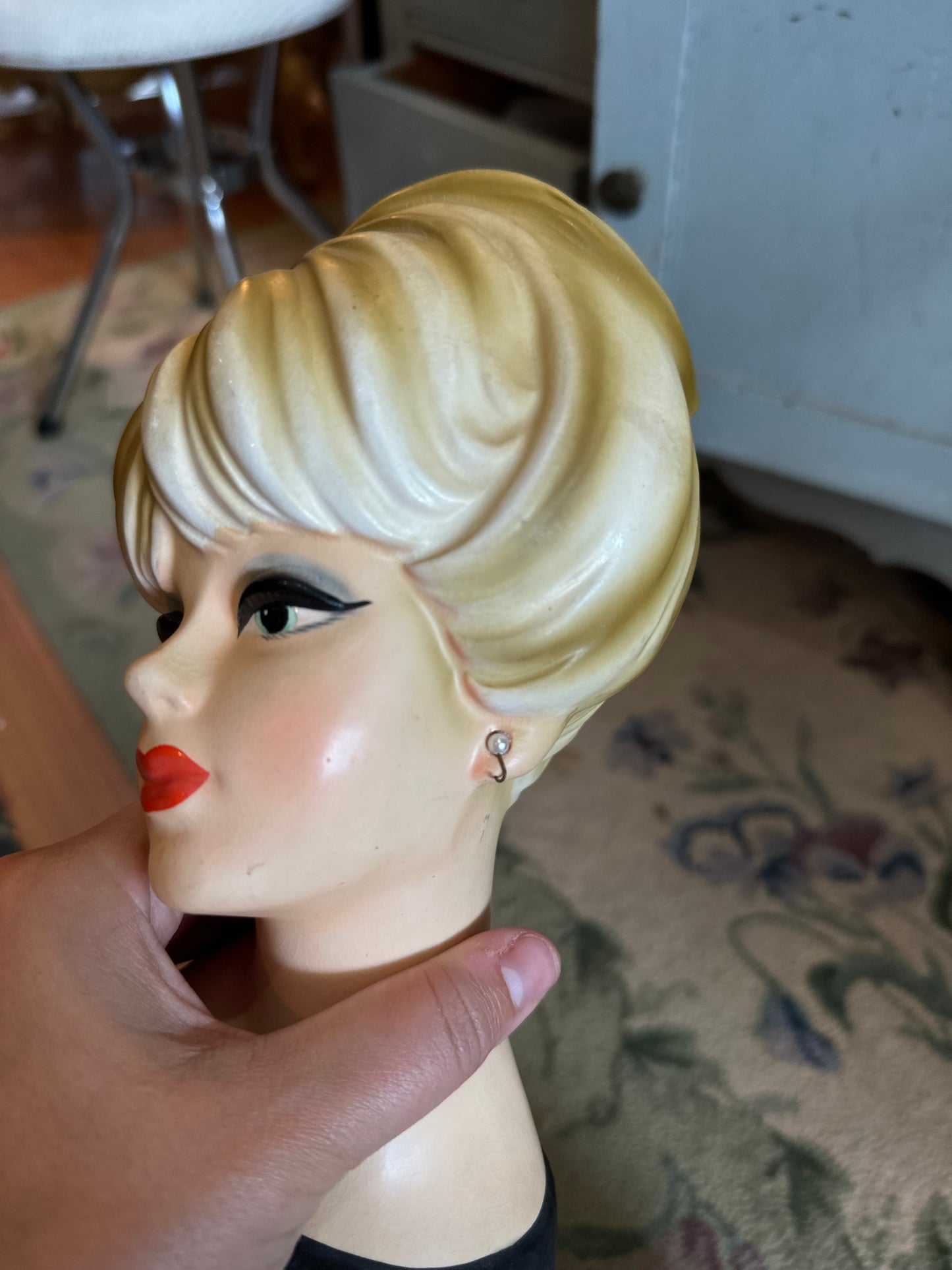 Large Napcoware Lady Head Vase