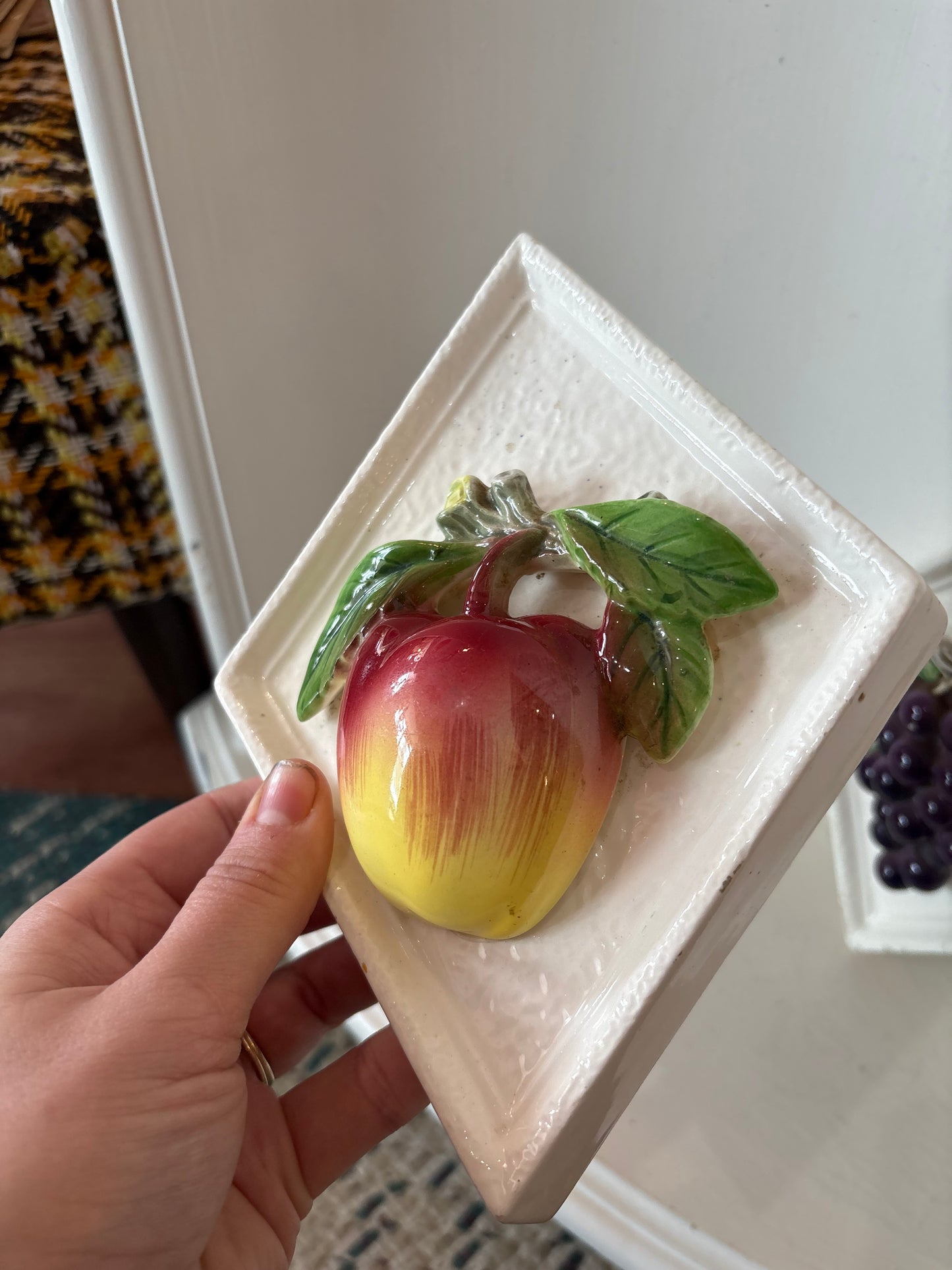 Ceramic Fruit Wall Plaques