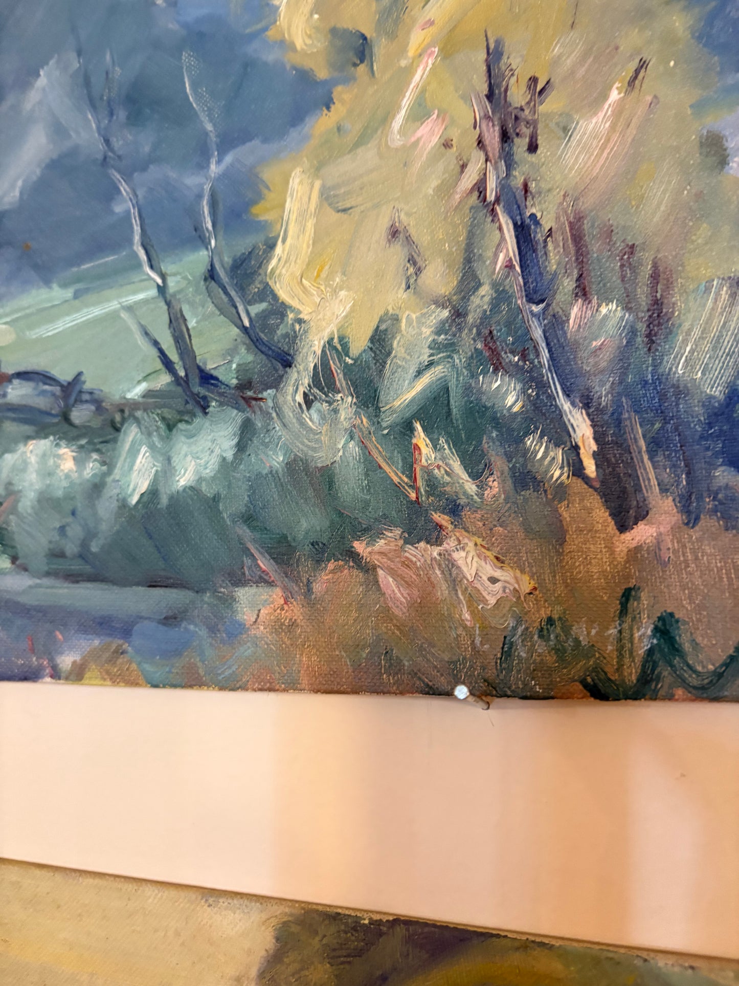 1960s New York oil Paintings - signed L. Kuntz