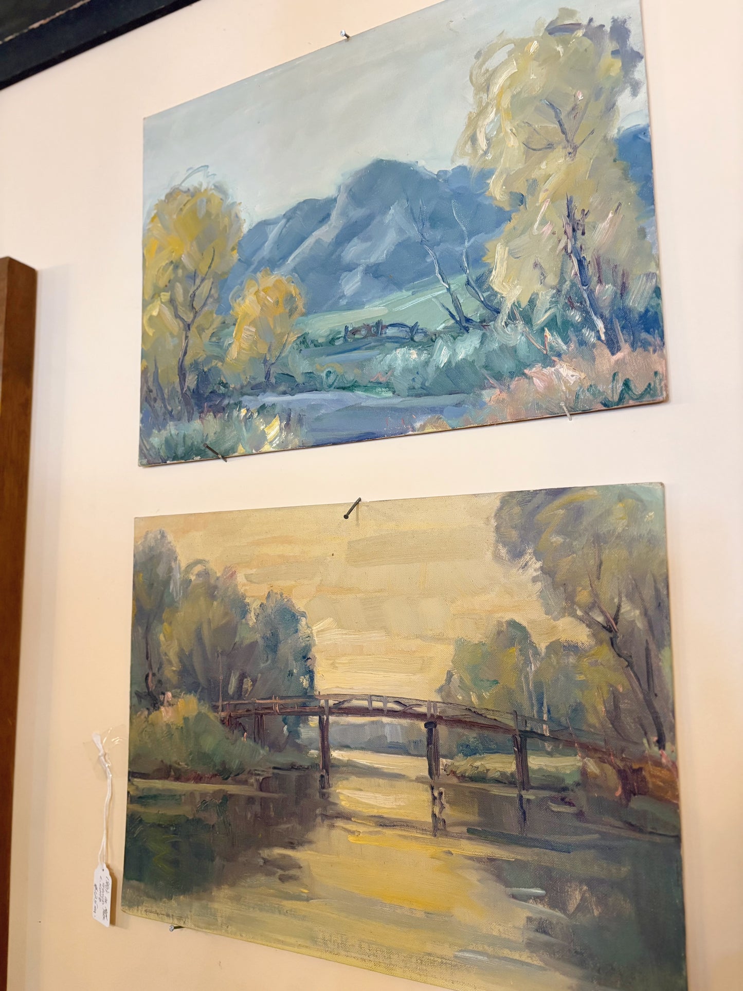 1960s New York oil Paintings - signed L. Kuntz