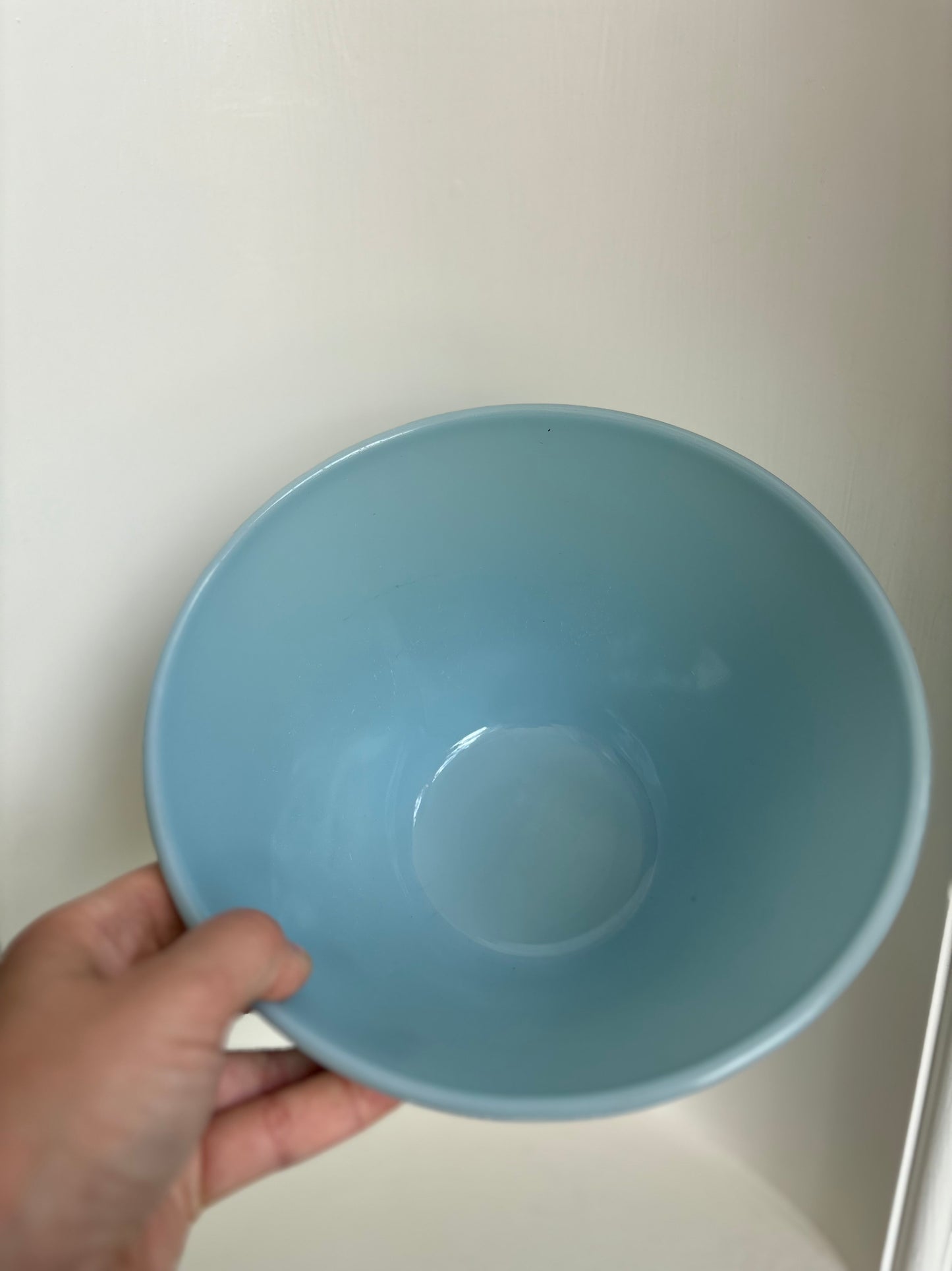 Large FireKing Blue Delphite Bowl