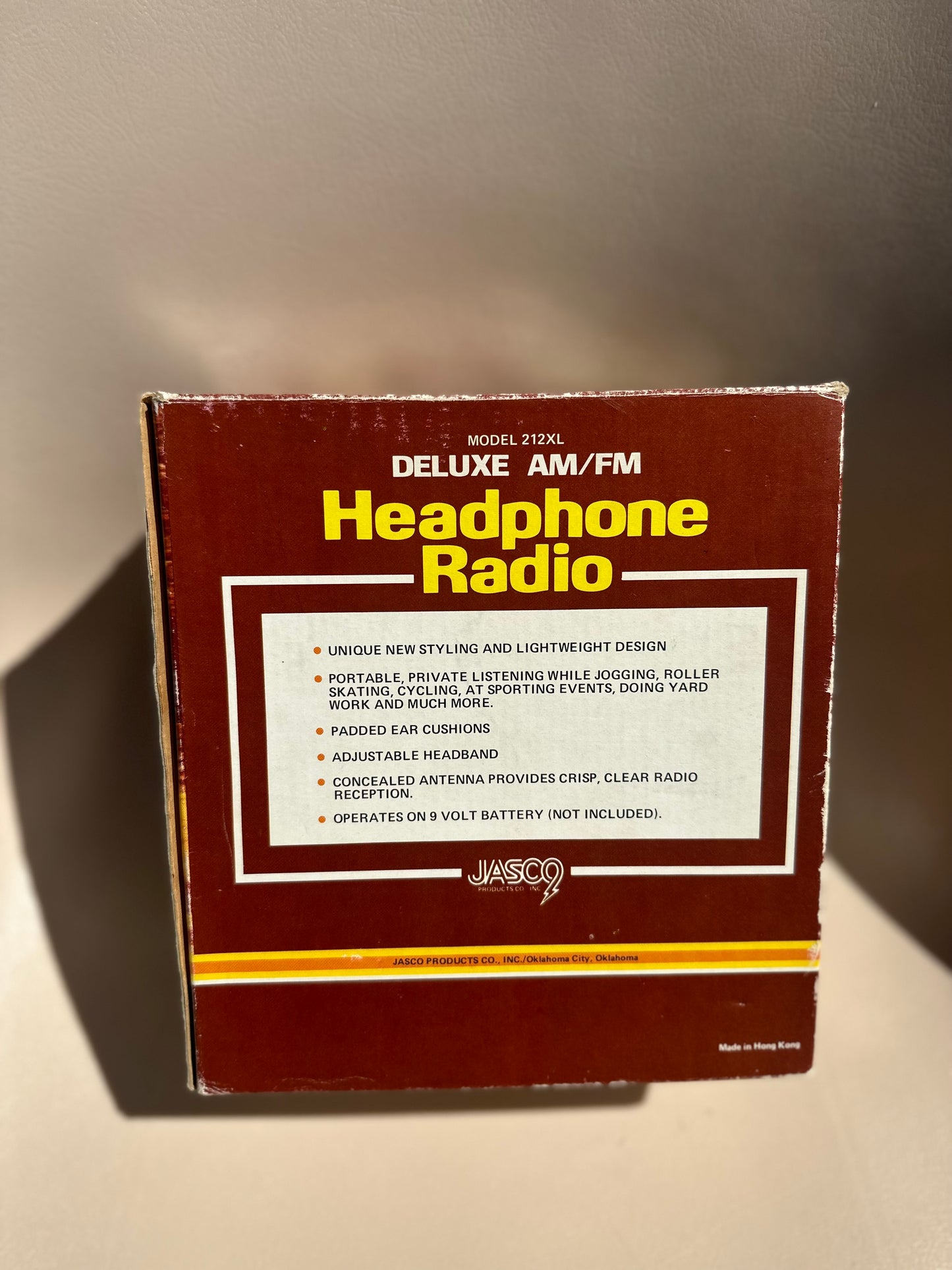 Jasco Deluxe Headphone Radio