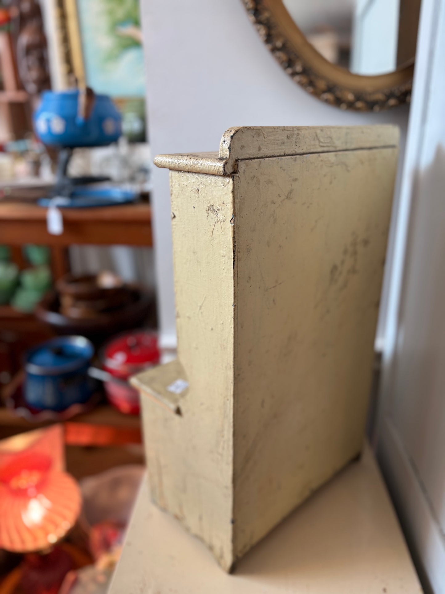 Antique Doll Kitchen Cupboard 19.5 inches tall
