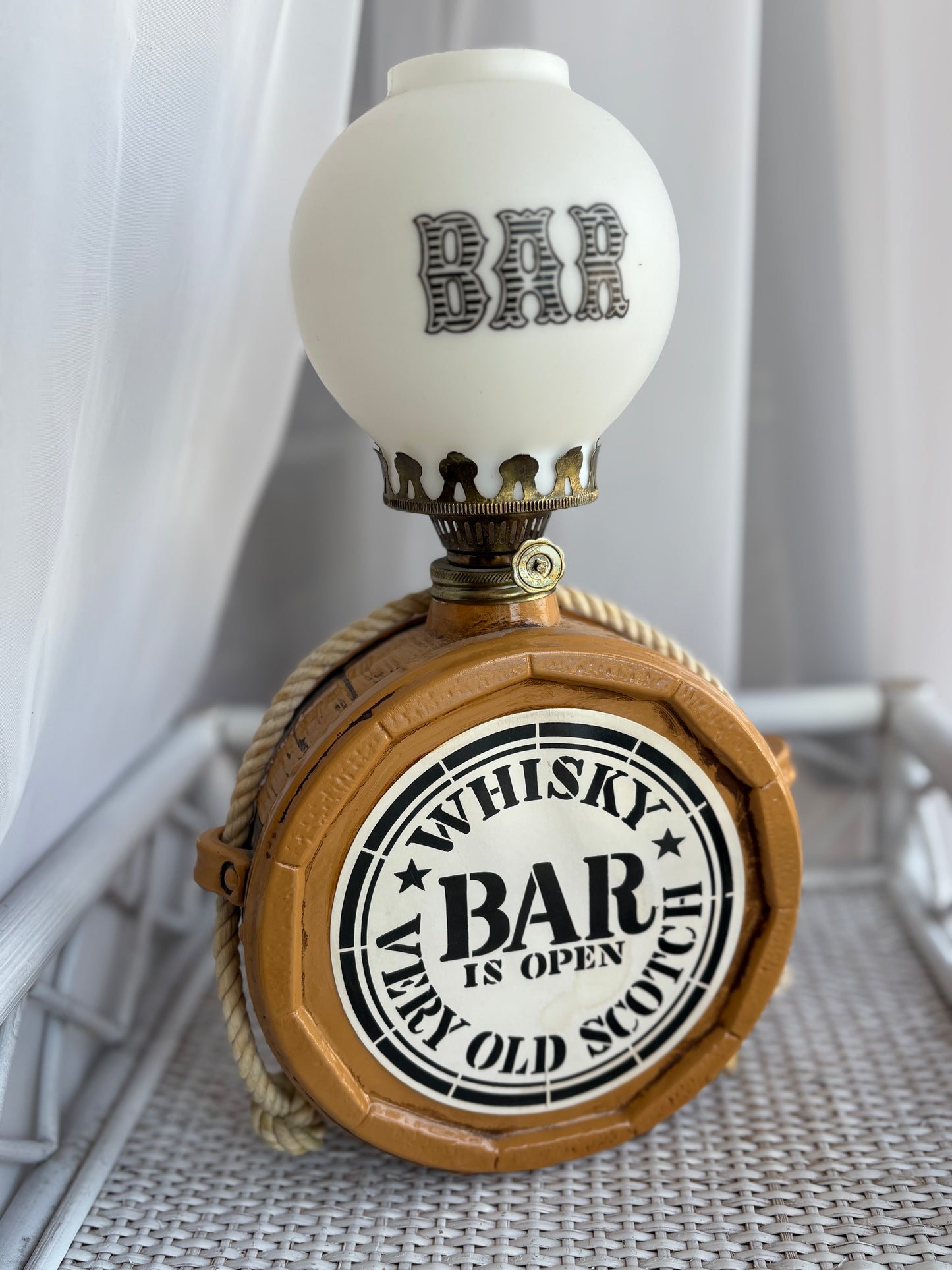 Made in Japan oil lamp - Bar Sign