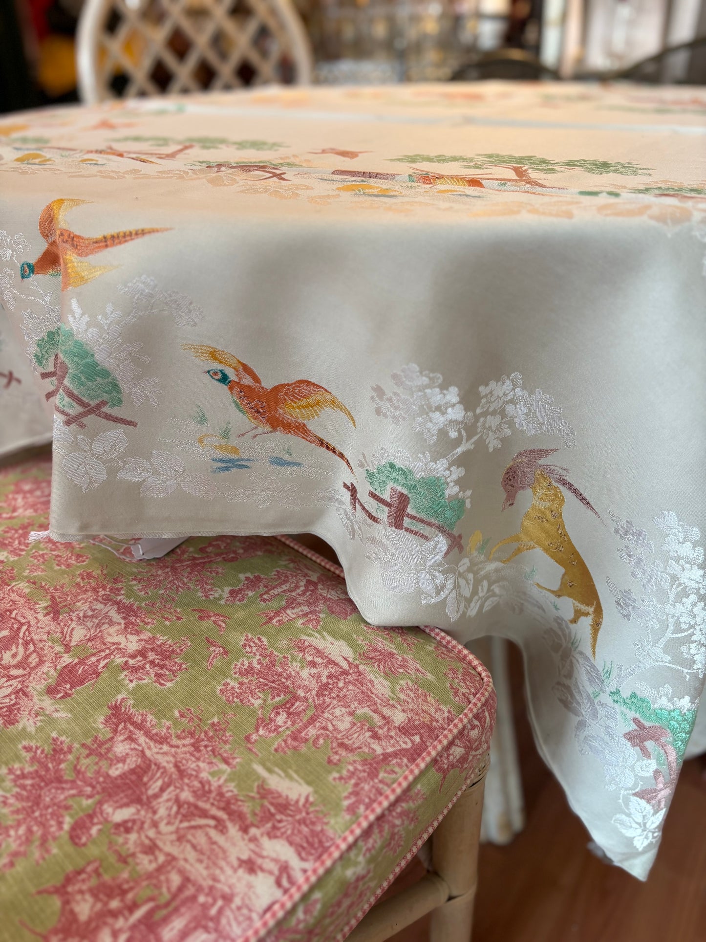Pheasant TableCloth 68x48