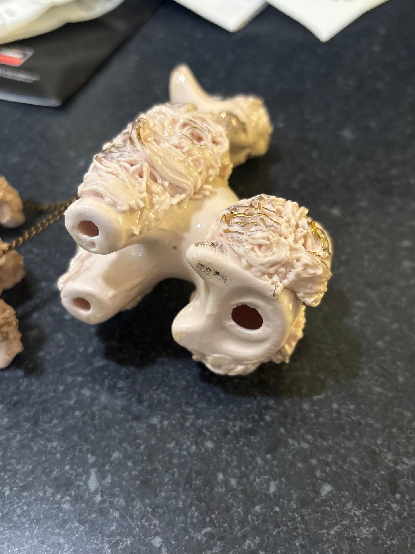 Pink Spaghetti Poodles - Giftcraft made in Japan