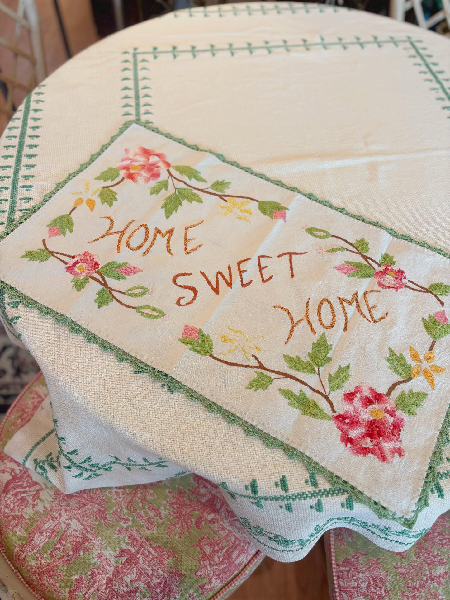 Home Sweet Home Linen Overlay